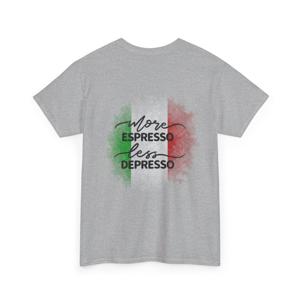 More Espresso Less Depresso Brain Power Shots Tee