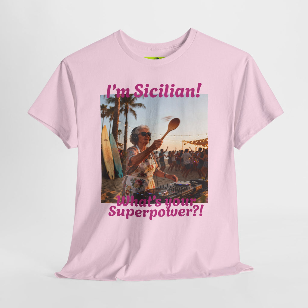 Sicilian Superpower Unisex Heavy Cotton Tee