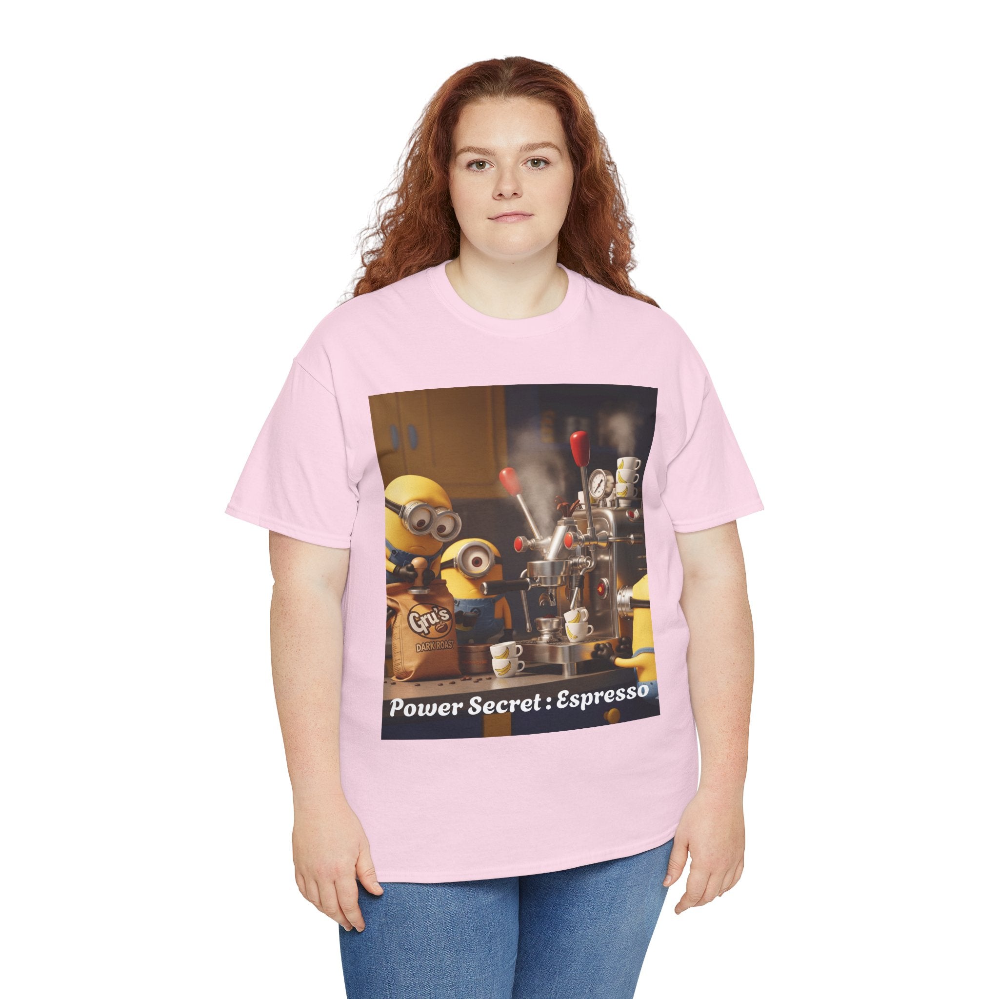 More Espresso Less Depresso Gru Unisex Heavy Cotton Tee