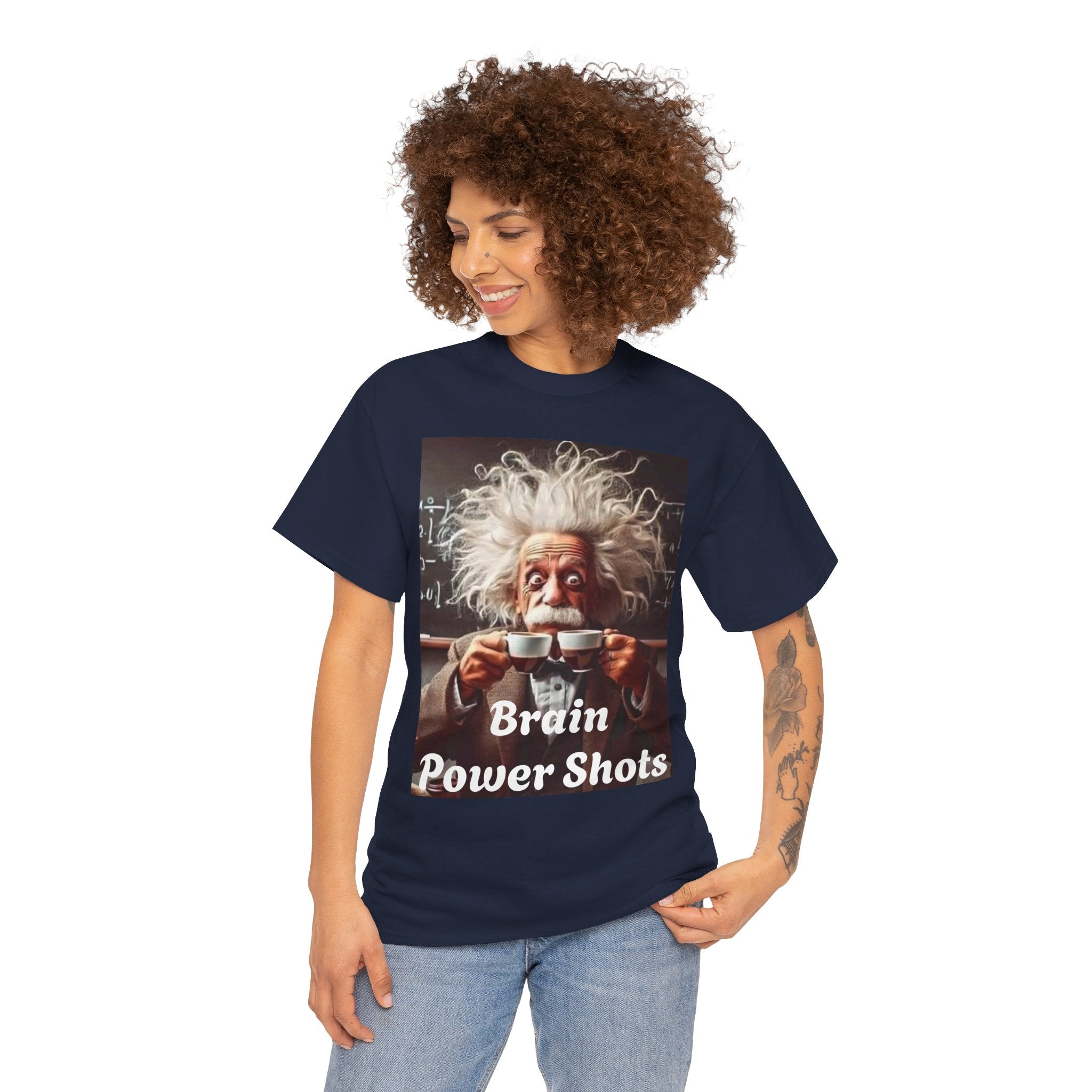 More Espresso Less Depresso Brain Power Shots Tee