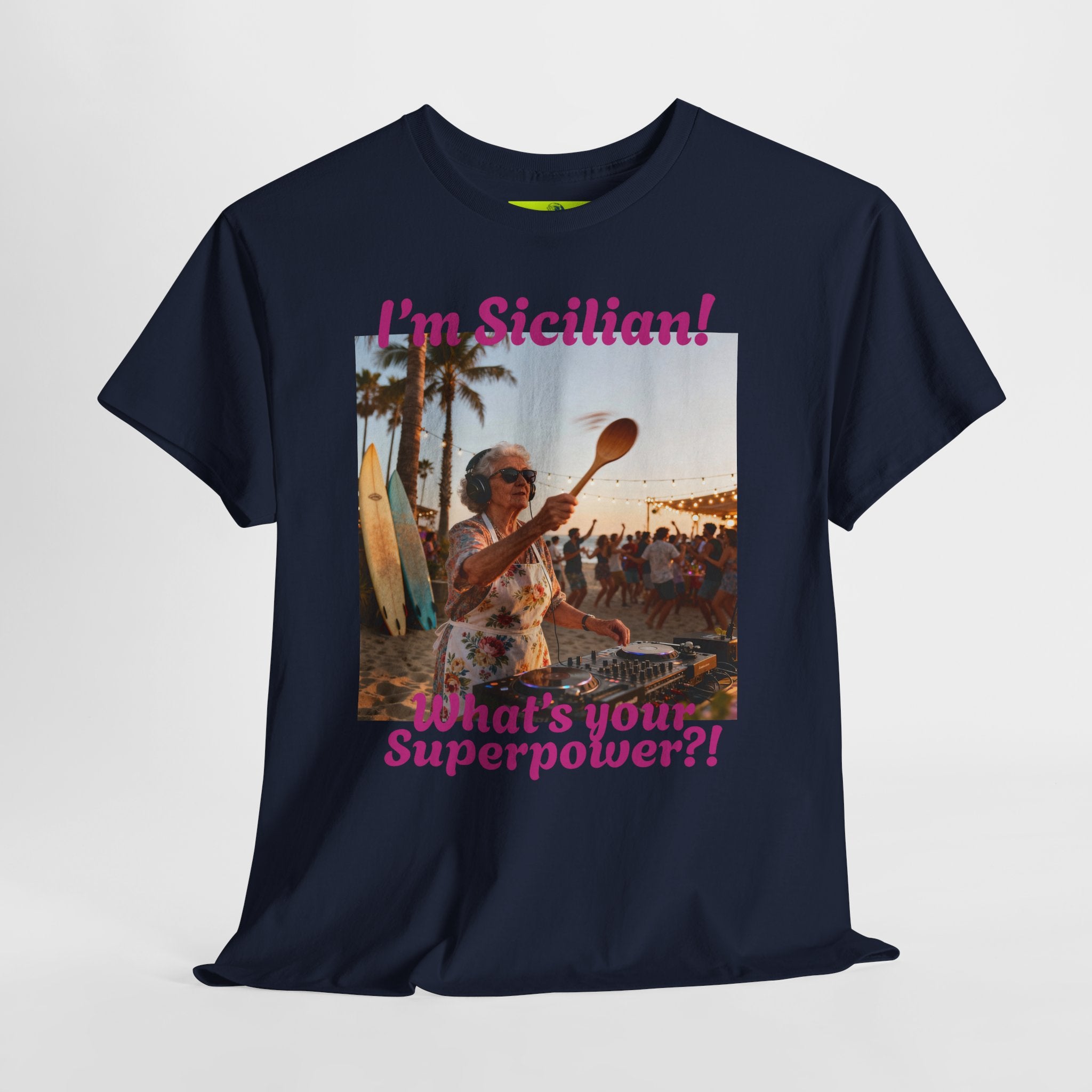 Sicilian Superpower Unisex Heavy Cotton Tee