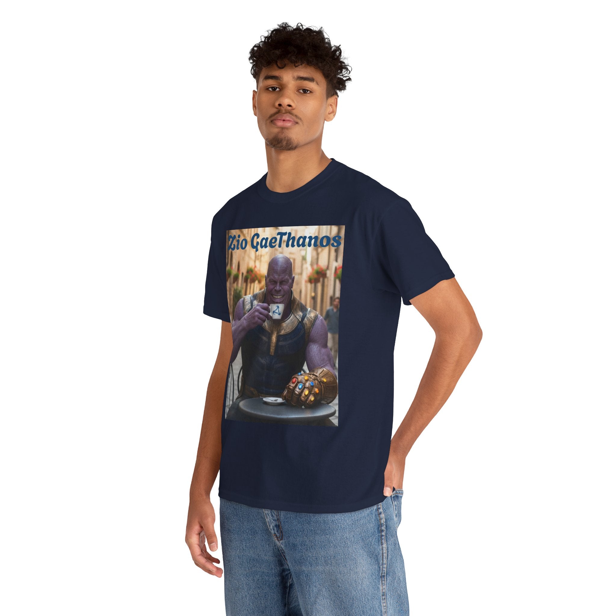 More Espresso Less Depresso GaeThanos Unisex Heavy Cotton Tee