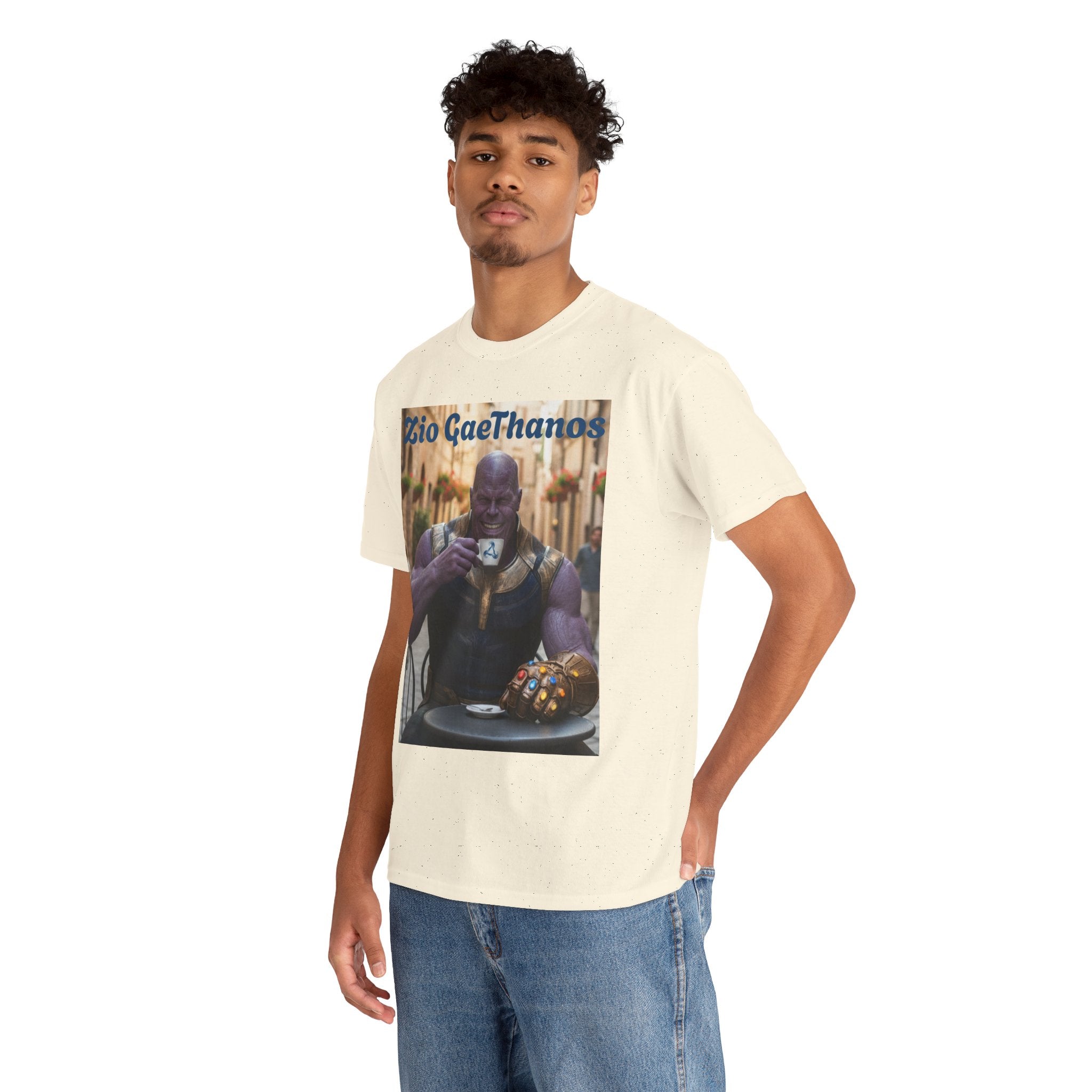 More Espresso Less Depresso GaeThanos Unisex Heavy Cotton Tee