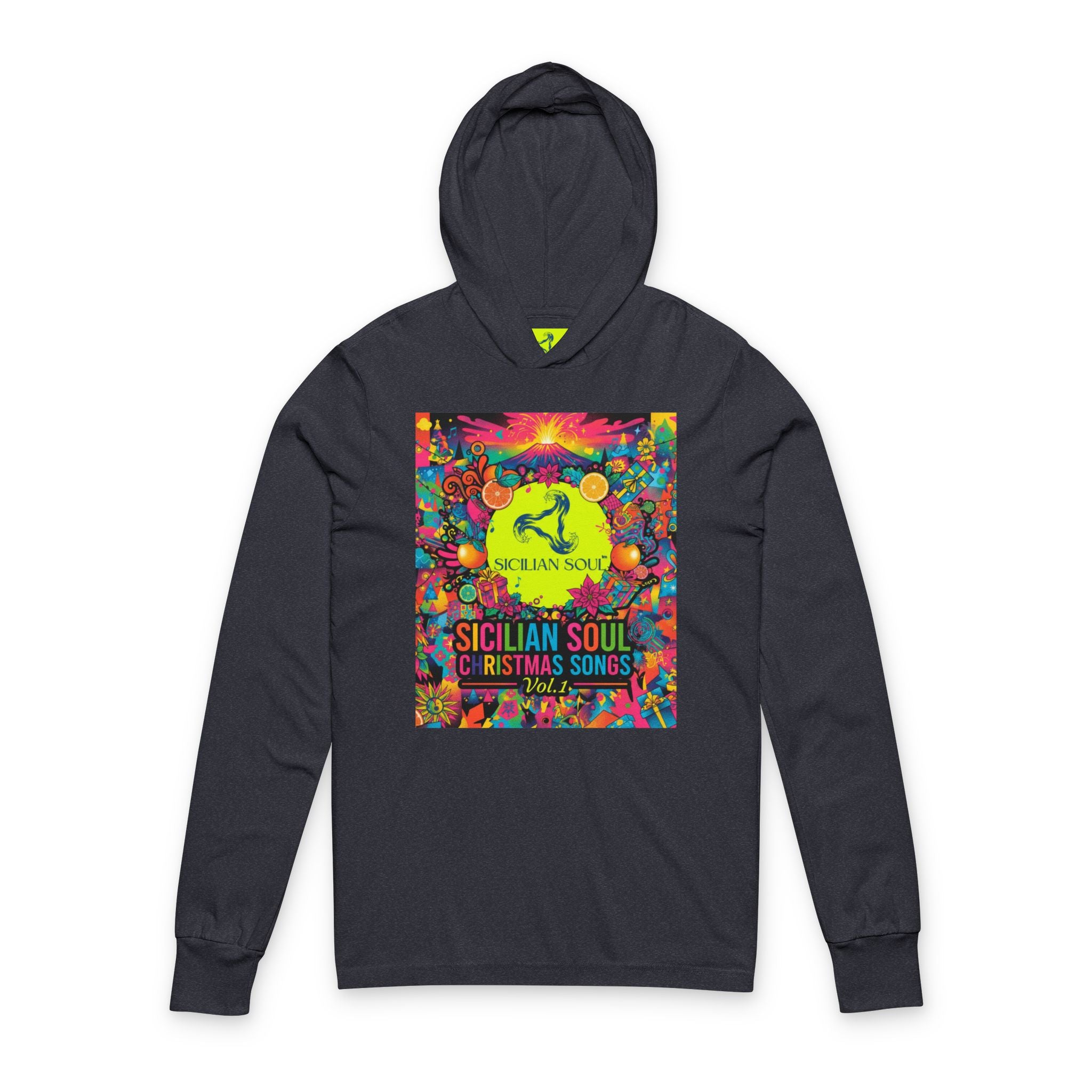 Christmas Sicilian Soul Records — Vibrant Pop Art Portrait Hoodie Tee