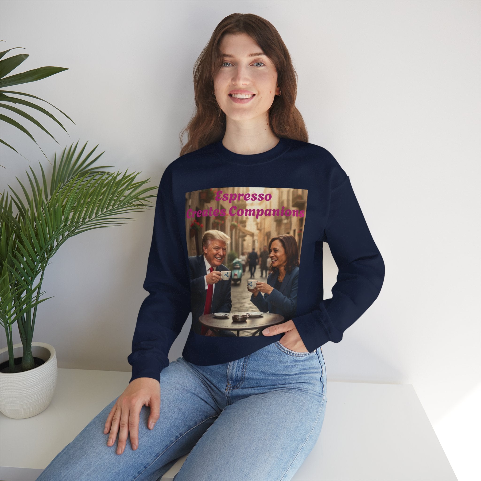 Espresso Lovers Friends Crewneck Sweatshirt - Unisex Heavy Blend™