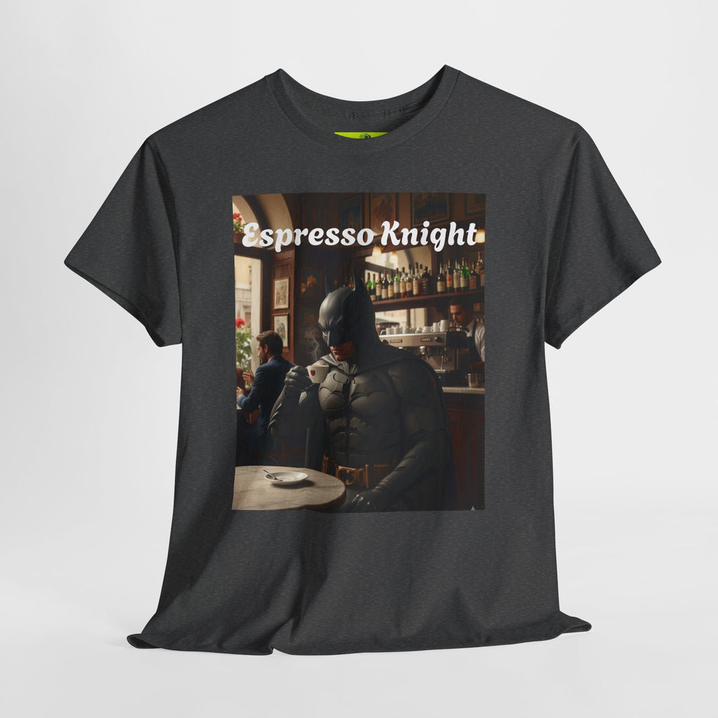More Espresso Less Depresso Espresso Knight Unisex Heavy Cotton Tee