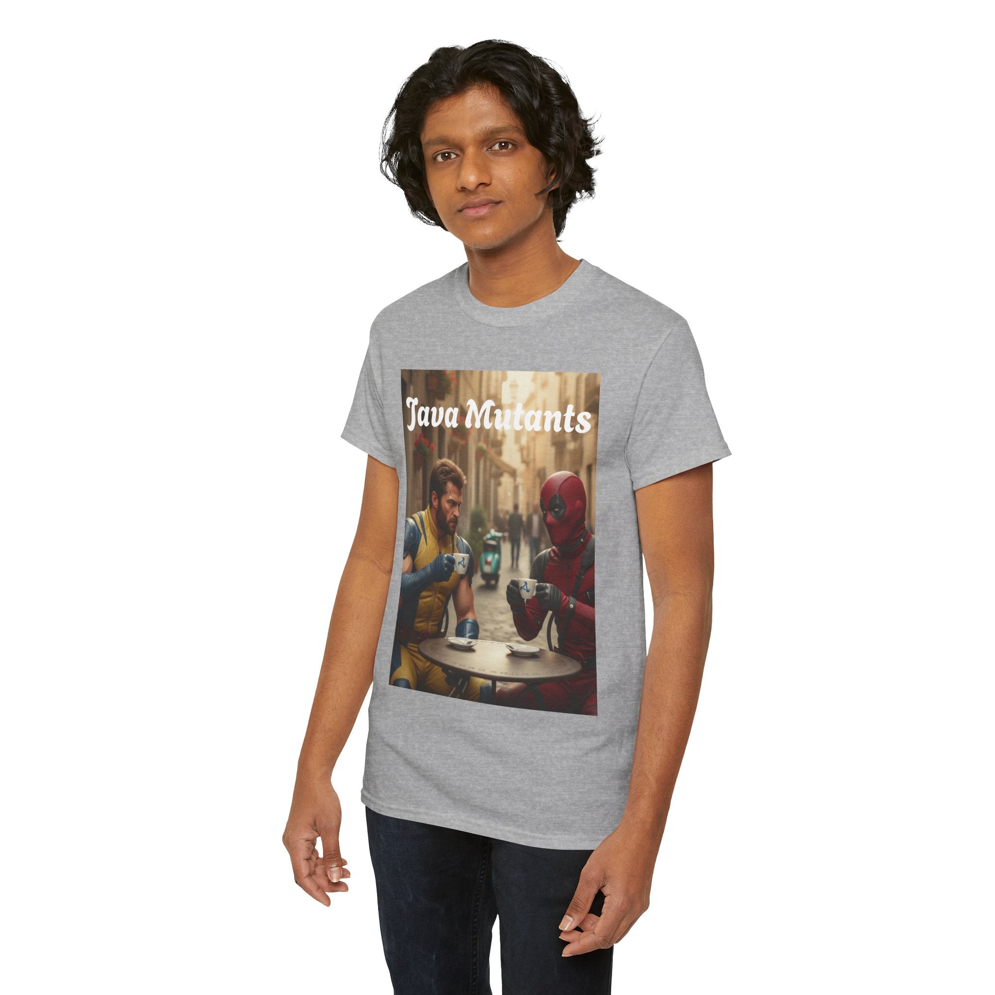 More Espresso Less Depresso Java Mutants Unisex Heavy Cotton Tee