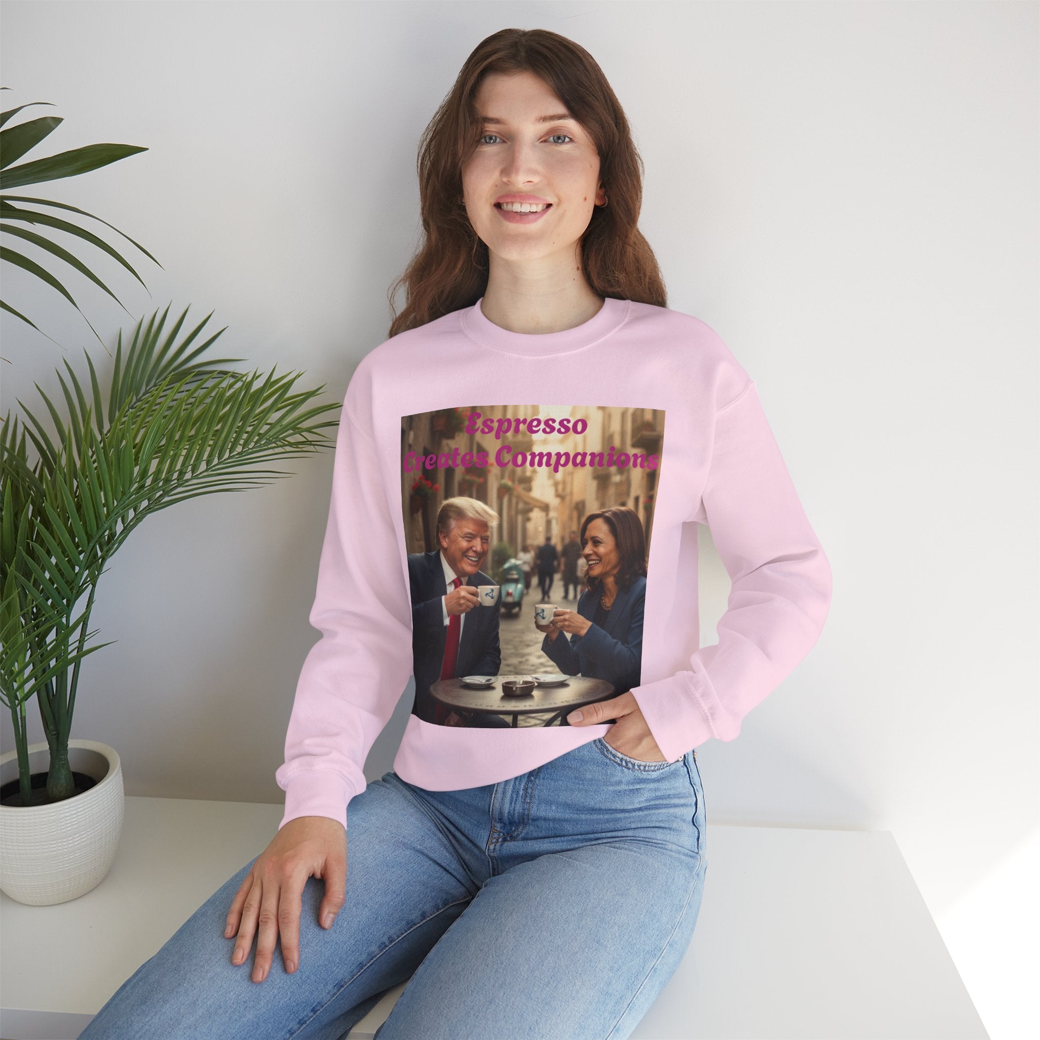 Espresso Lovers Friends Crewneck Sweatshirt - Unisex Heavy Blend™
