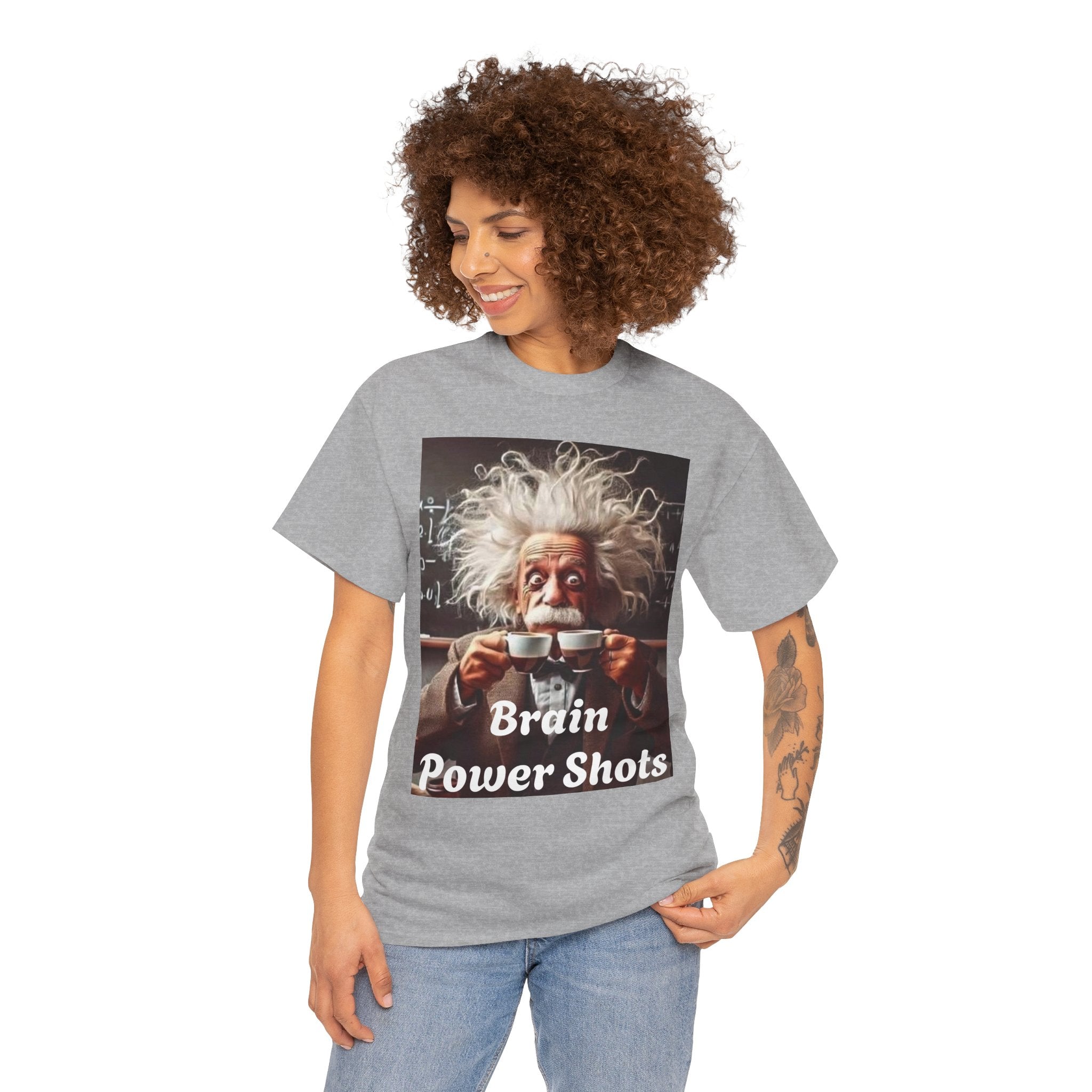 More Espresso Less Depresso Brain Power Shots Tee