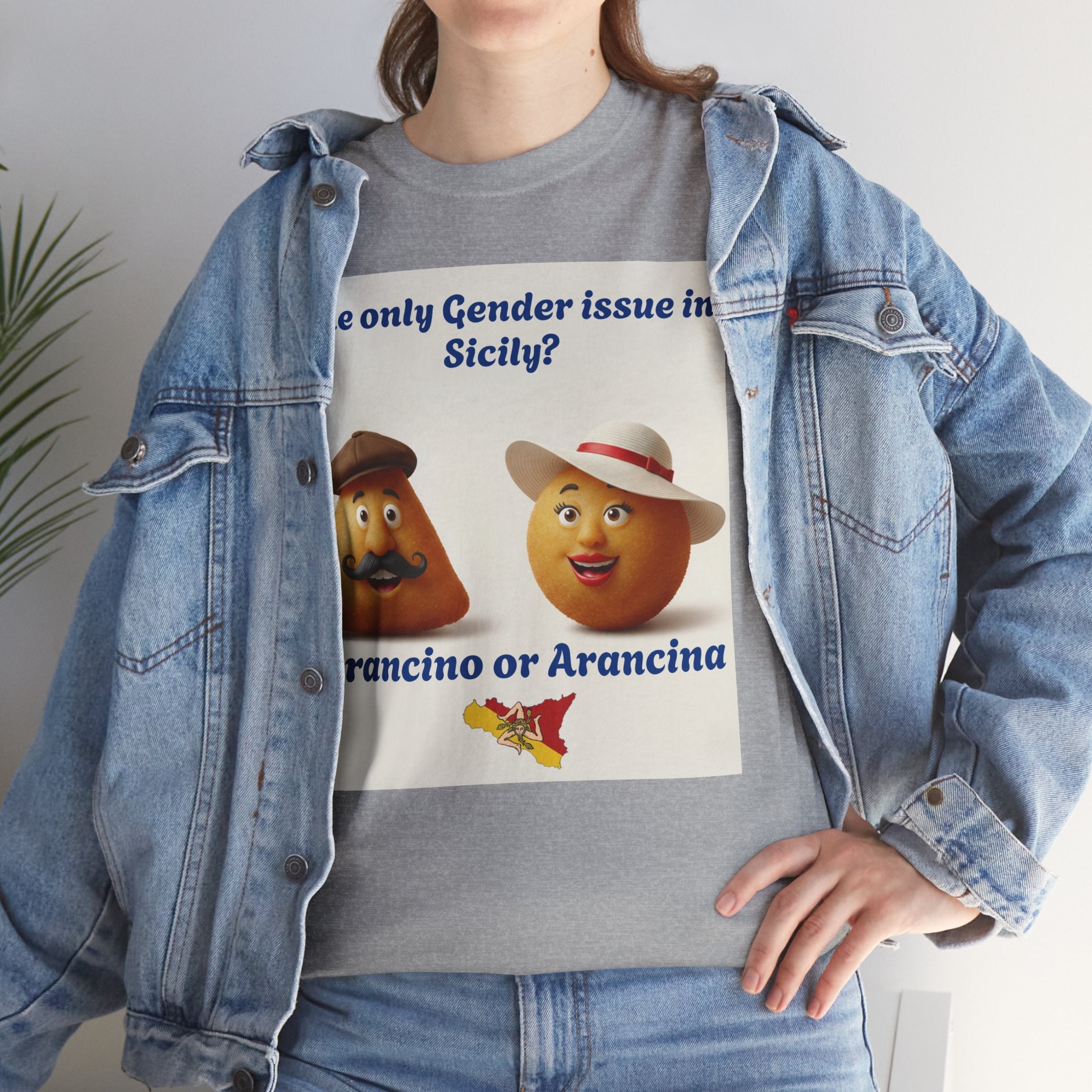 Scilian Gender Issue Unisex Heavy Cotton Tee