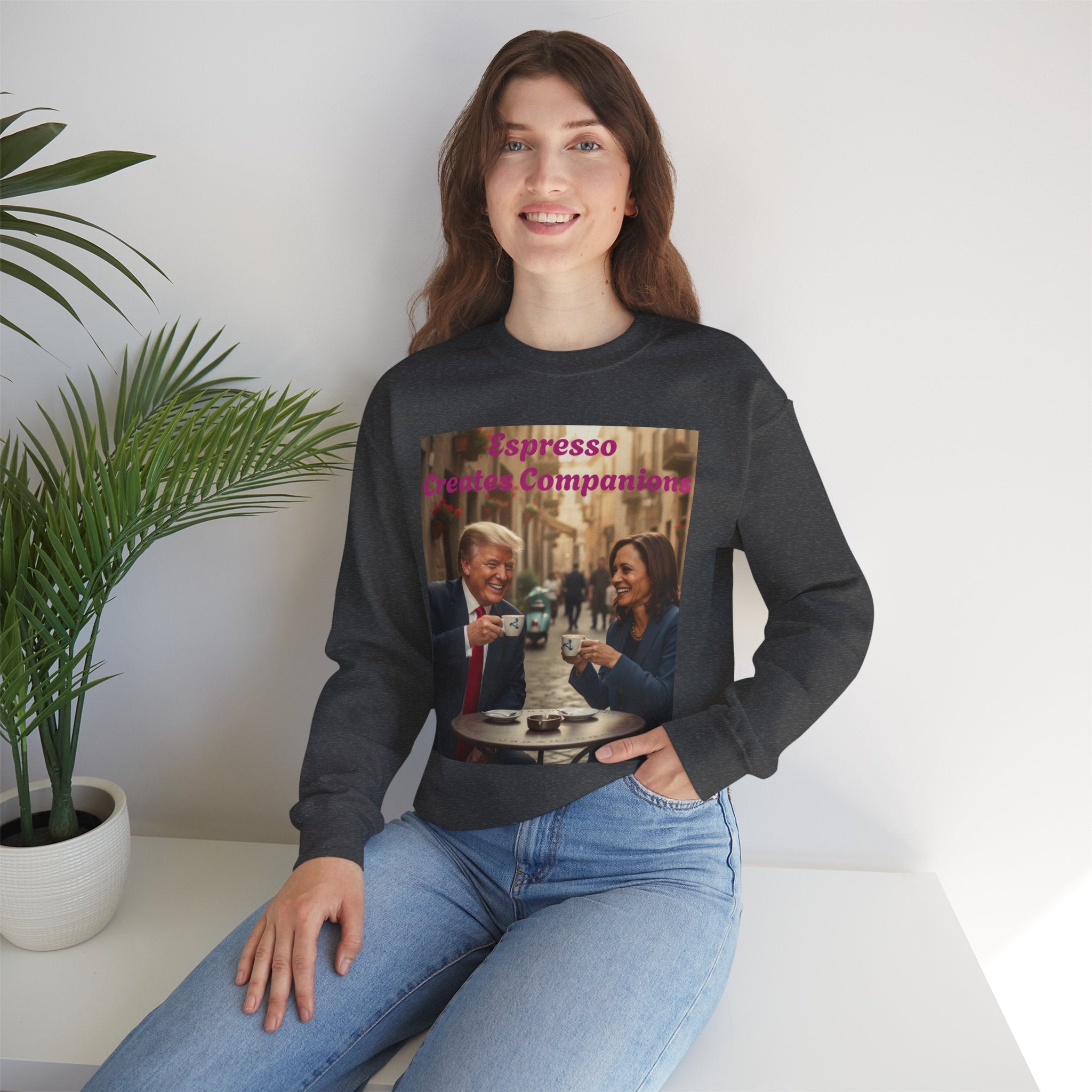 Espresso Lovers Friends Crewneck Sweatshirt - Unisex Heavy Blend™