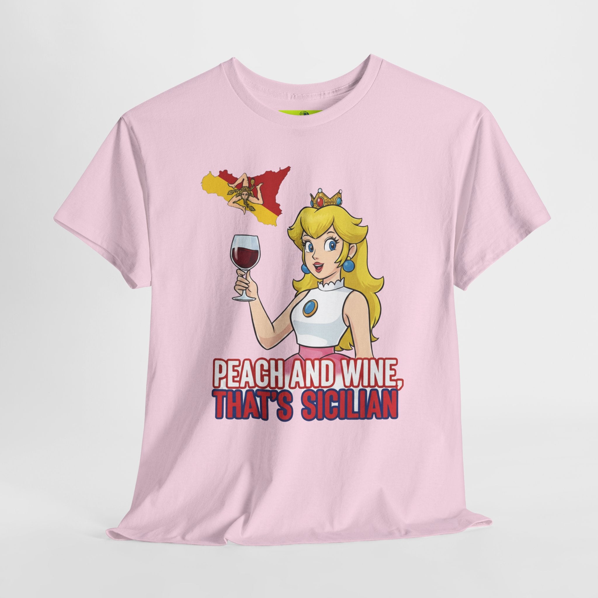 Peach and Wine Unisex Heavy Cotton Tee