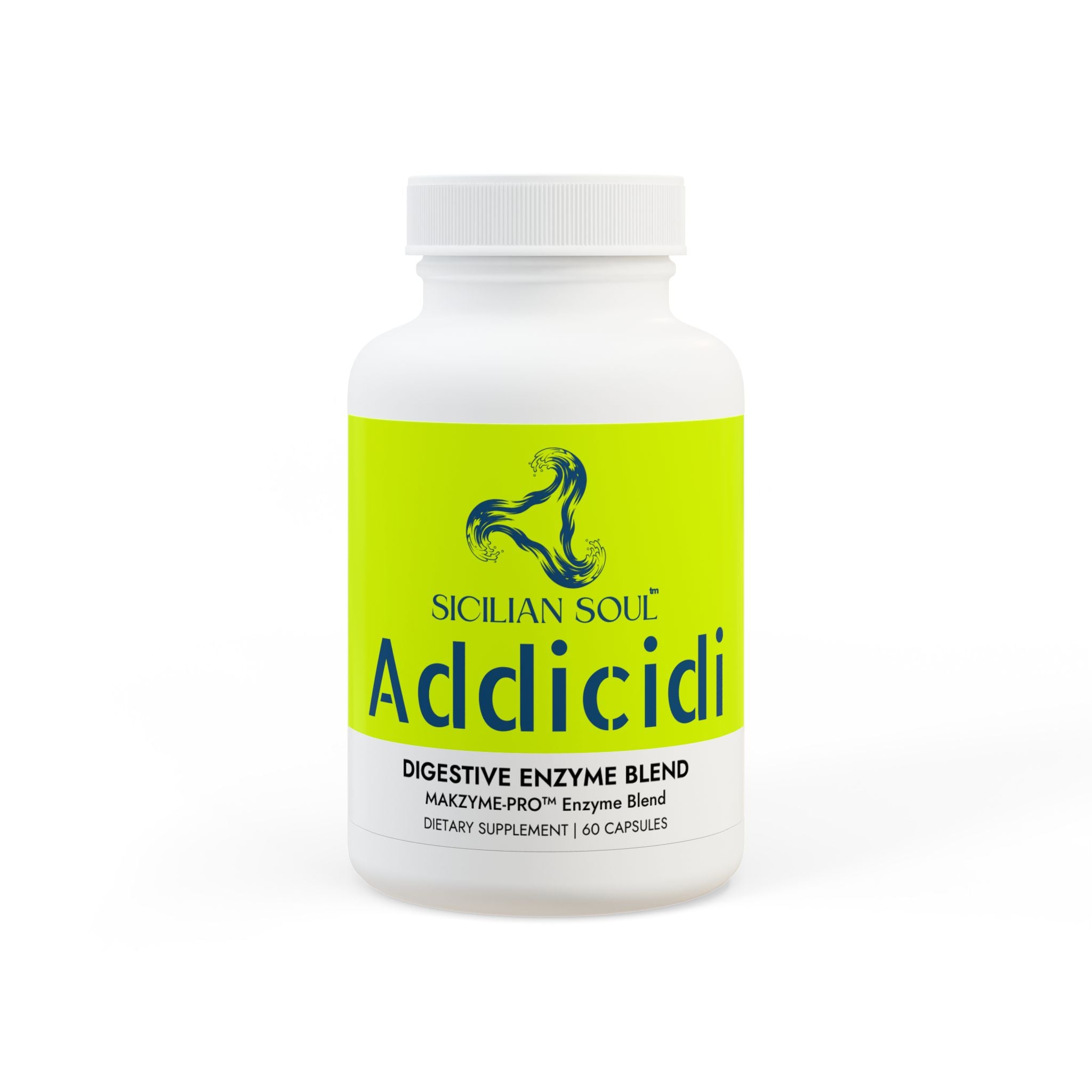 Sicilian Soul - Addicidi Digestive Enzyme Blend Supplement (60 Capsules)