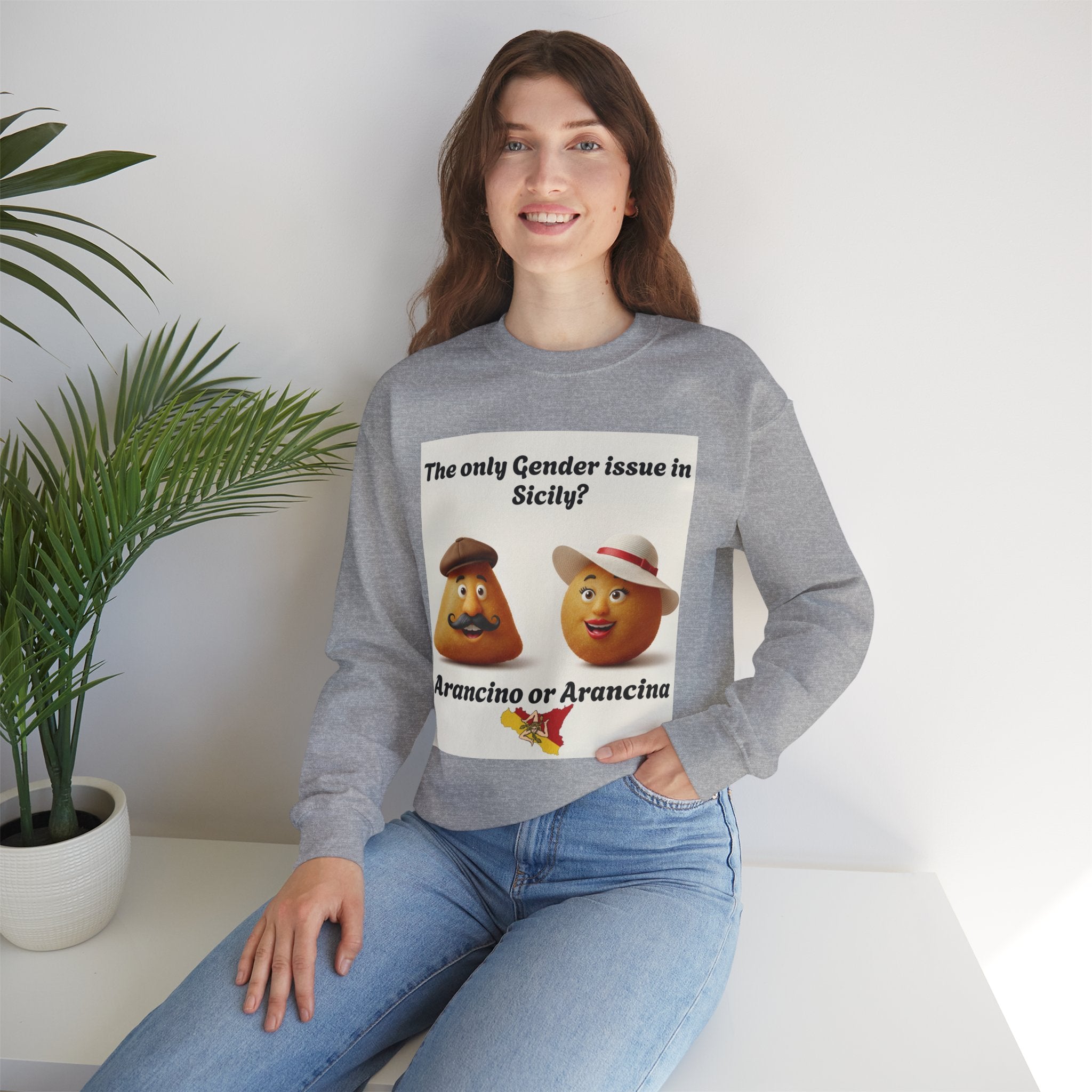 Sicilian Gender Issue Crewneck Sweatshirt - Unisex Heavy Blend™