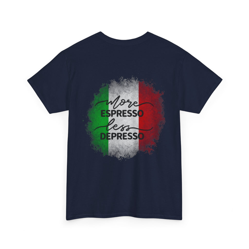 More Espresso Less Depresso Brain Power Shots Tee