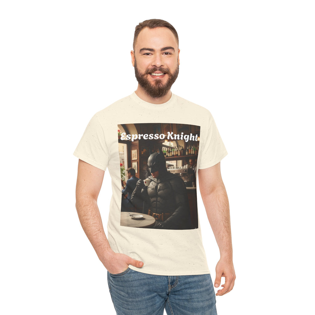 More Espresso Less Depresso Espresso Knight Unisex Heavy Cotton Tee