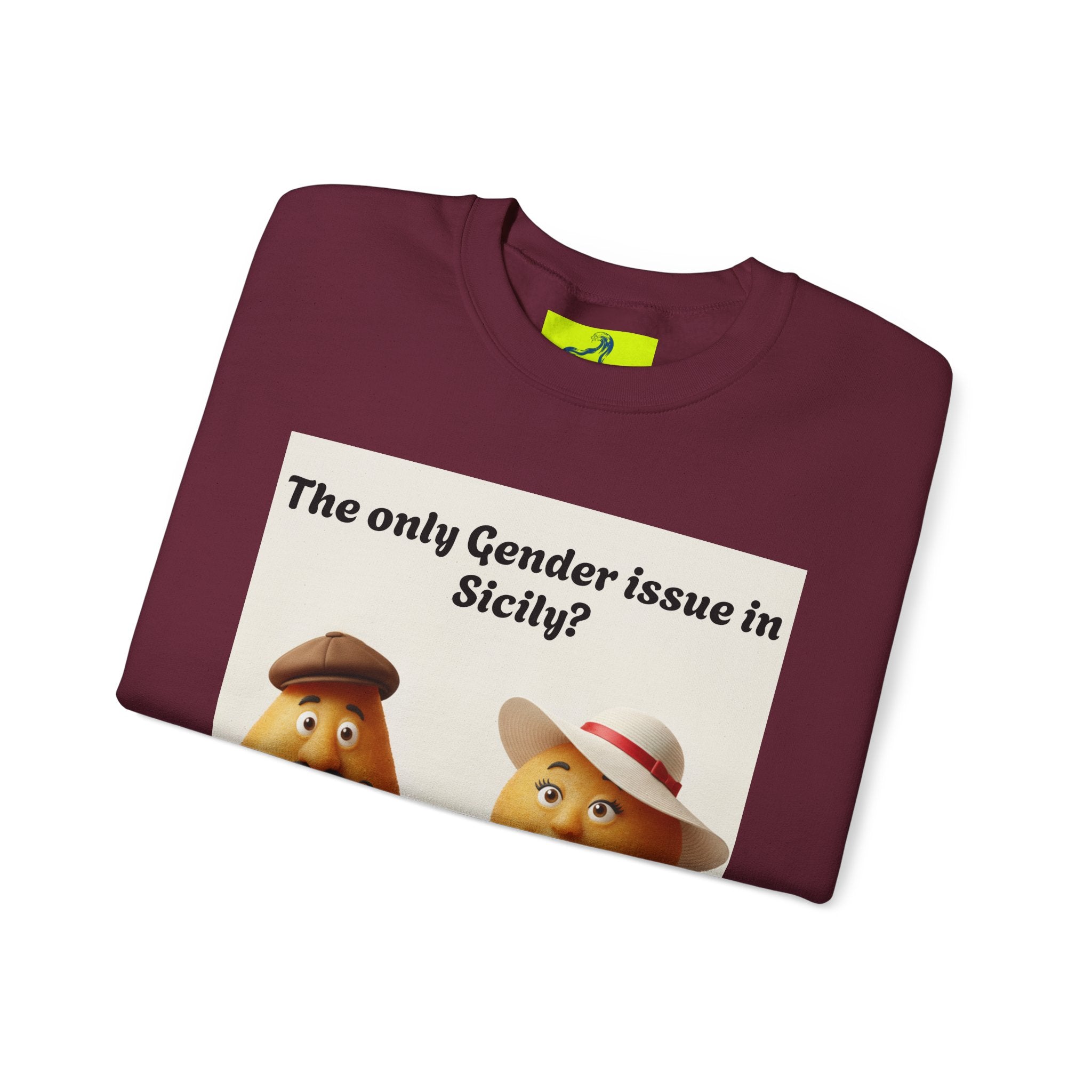 Sicilian Gender Issue Crewneck Sweatshirt - Unisex Heavy Blend™