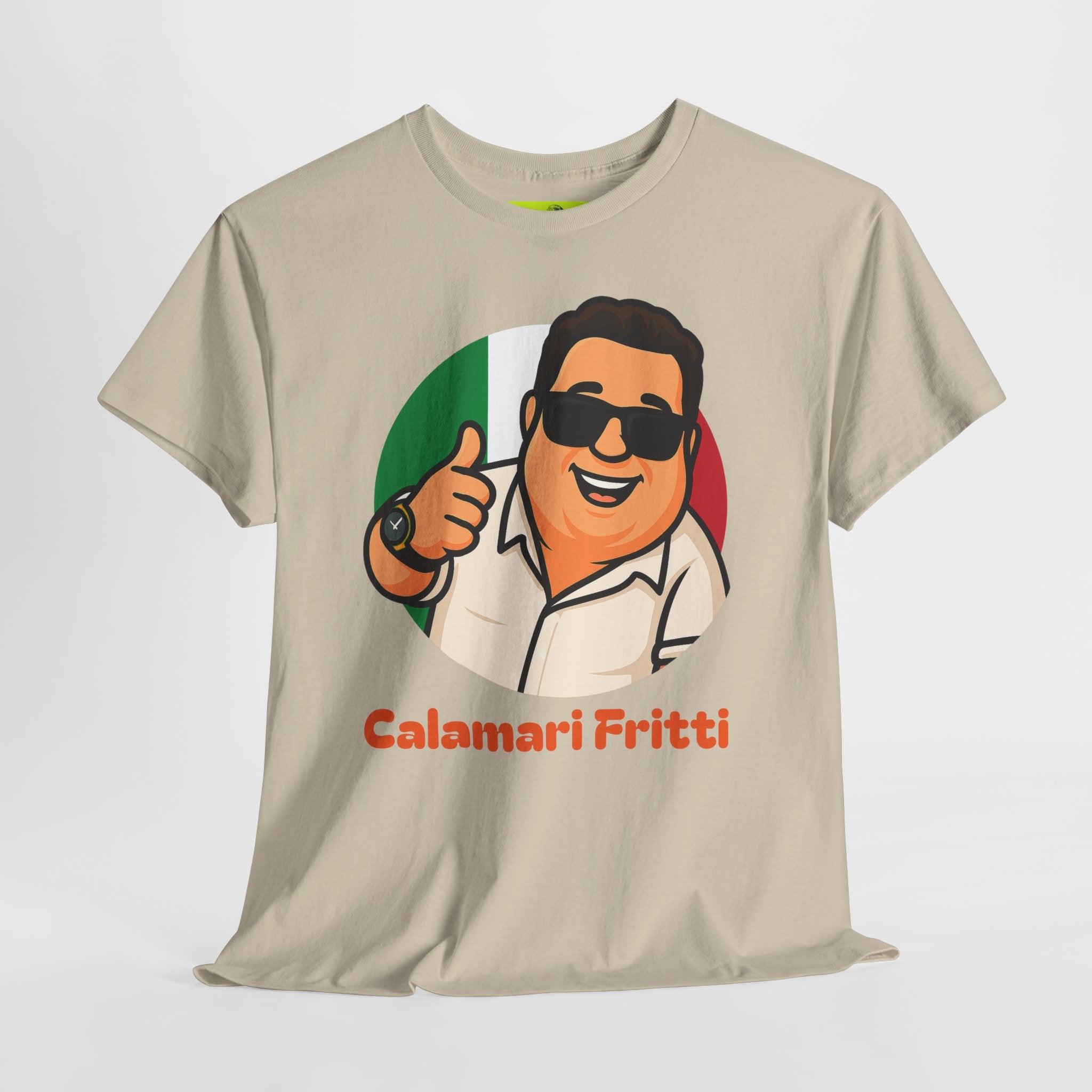 Zio Tony Collection Unisex Dad Jokes Funny Graphic Tee Calamari Fritti