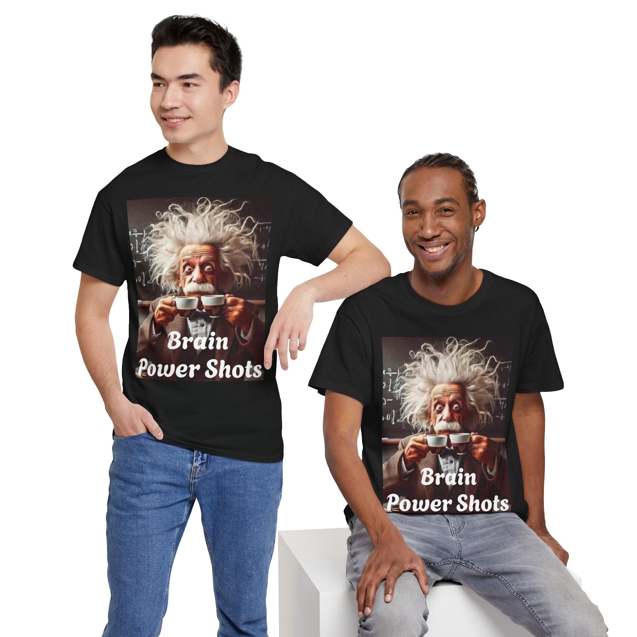 More Espresso Less Depresso Brain Power Shots Tee