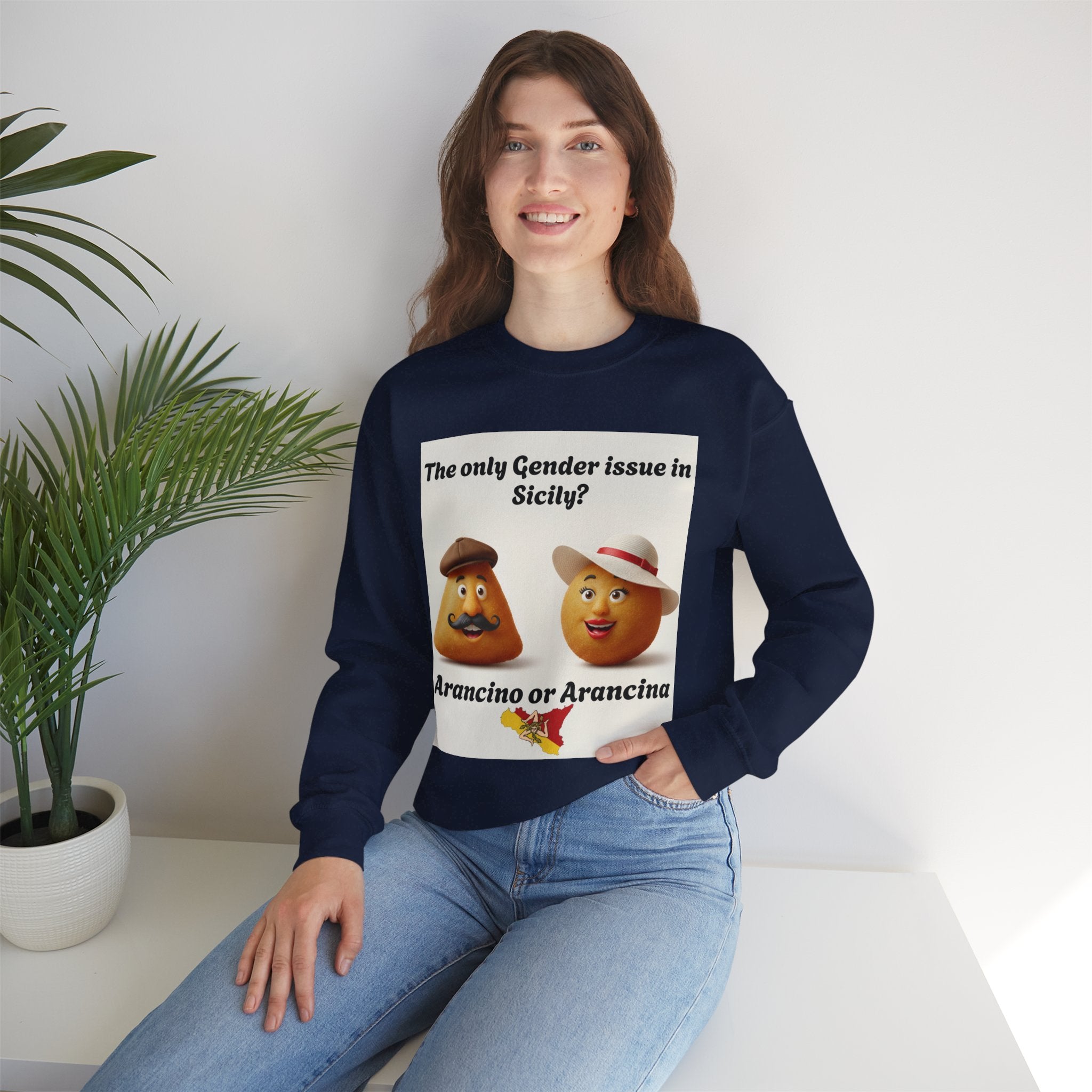 Sicilian Gender Issue Crewneck Sweatshirt - Unisex Heavy Blend™
