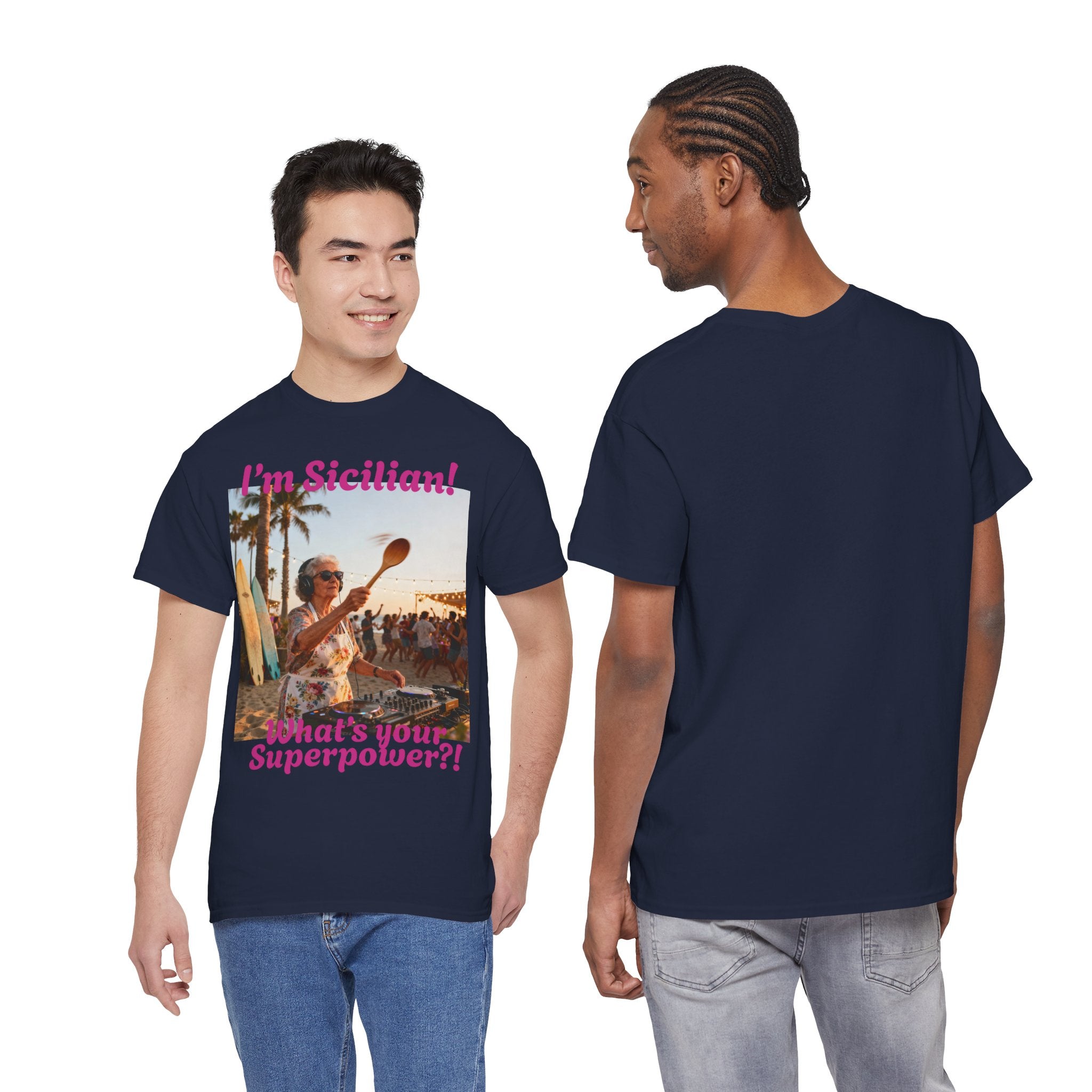 Sicilian Superpower Unisex Heavy Cotton Tee