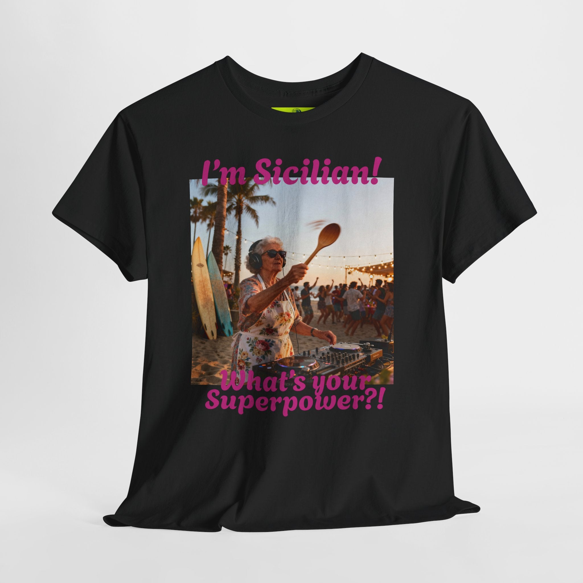 Sicilian Superpower Unisex Heavy Cotton Tee