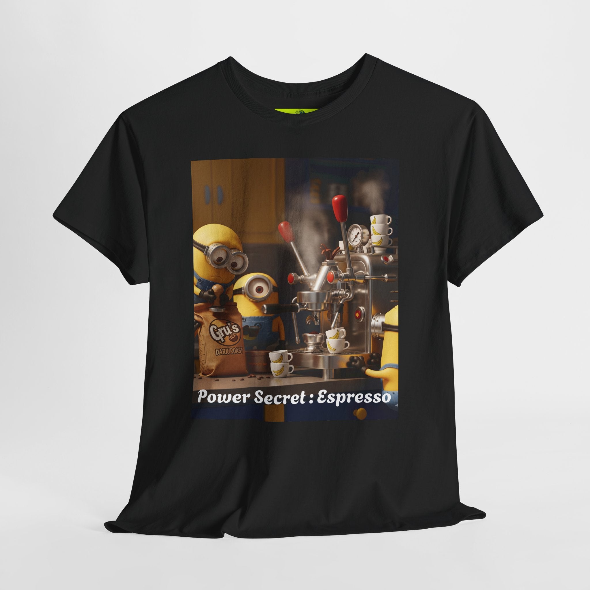 More Espresso Less Depresso Gru Unisex Heavy Cotton Tee