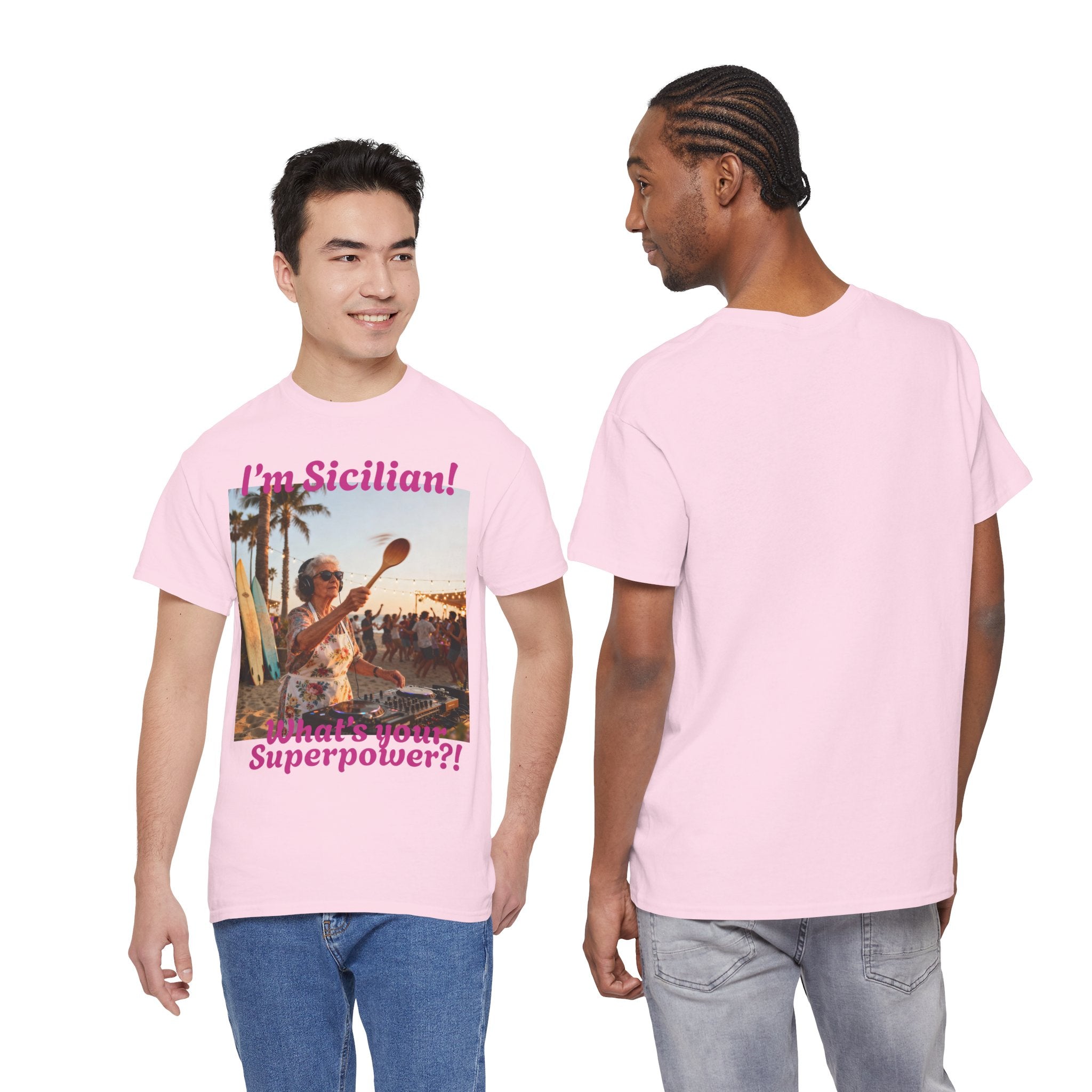 Sicilian Superpower Unisex Heavy Cotton Tee