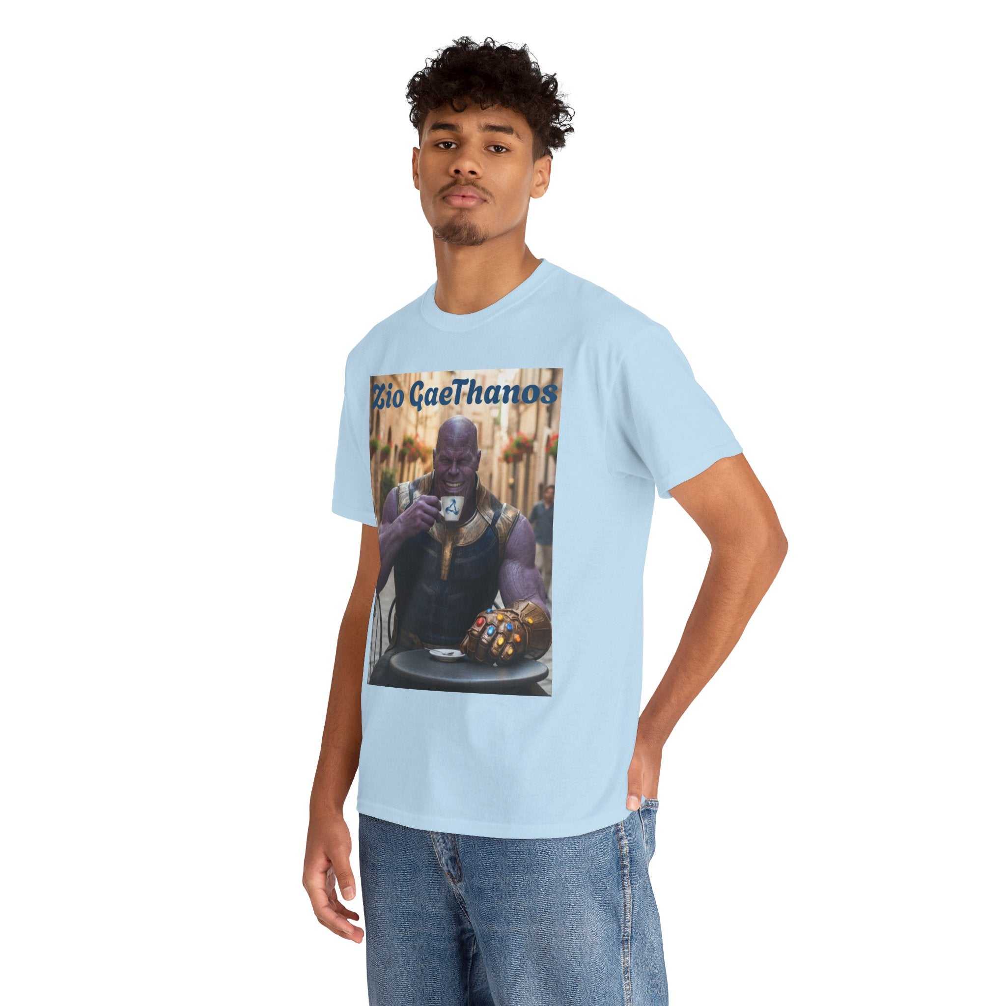 More Espresso Less Depresso GaeThanos Unisex Heavy Cotton Tee