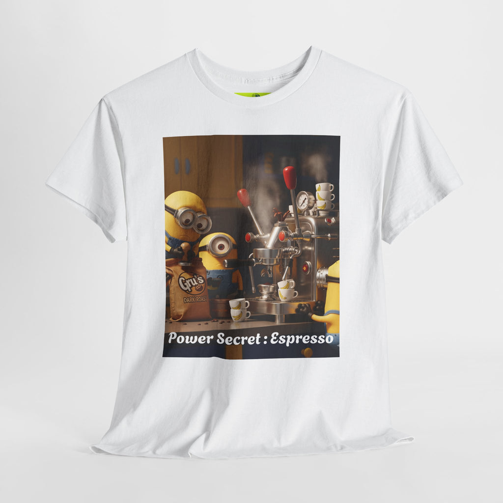 More Espresso Less Depresso Gru Unisex Heavy Cotton Tee