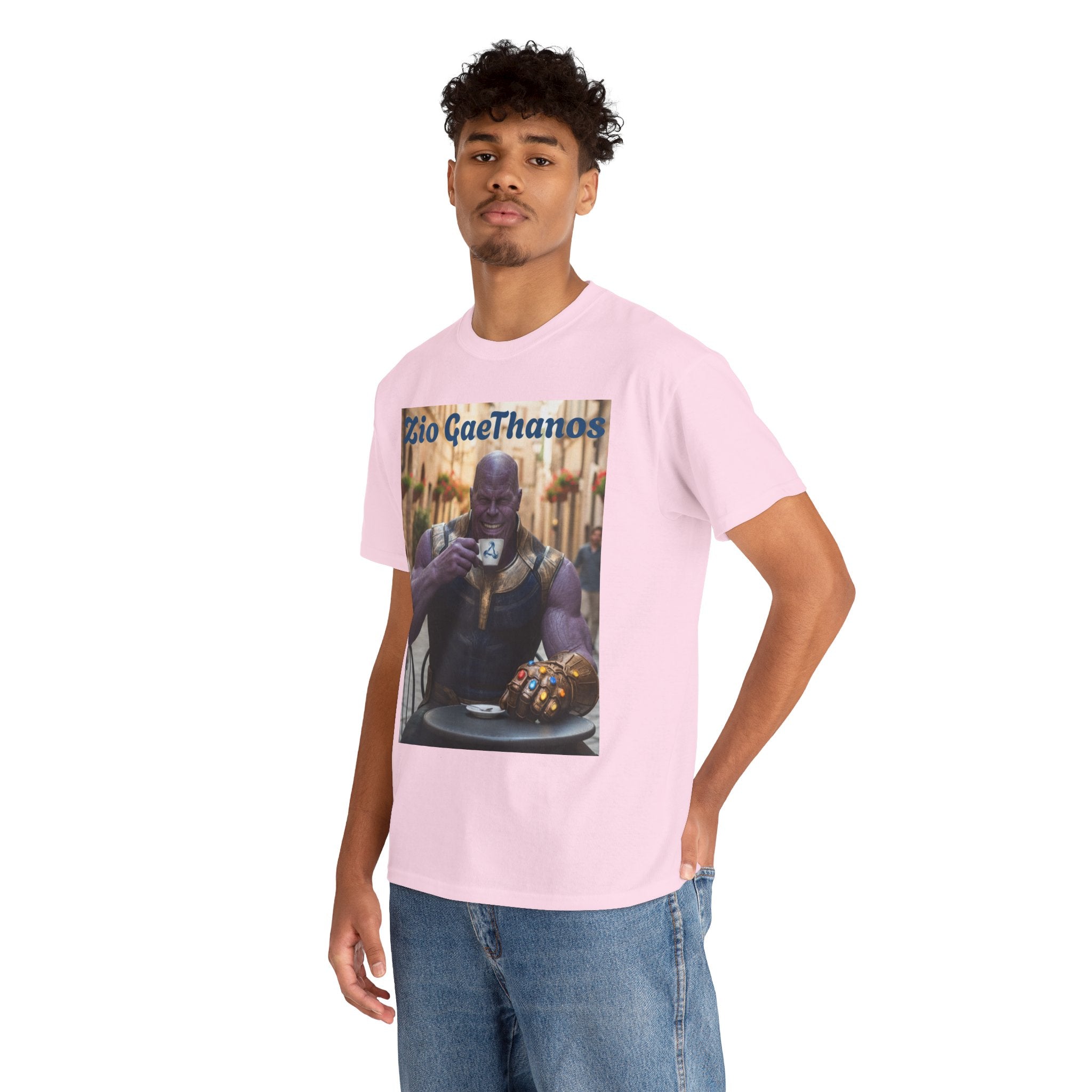 More Espresso Less Depresso GaeThanos Unisex Heavy Cotton Tee