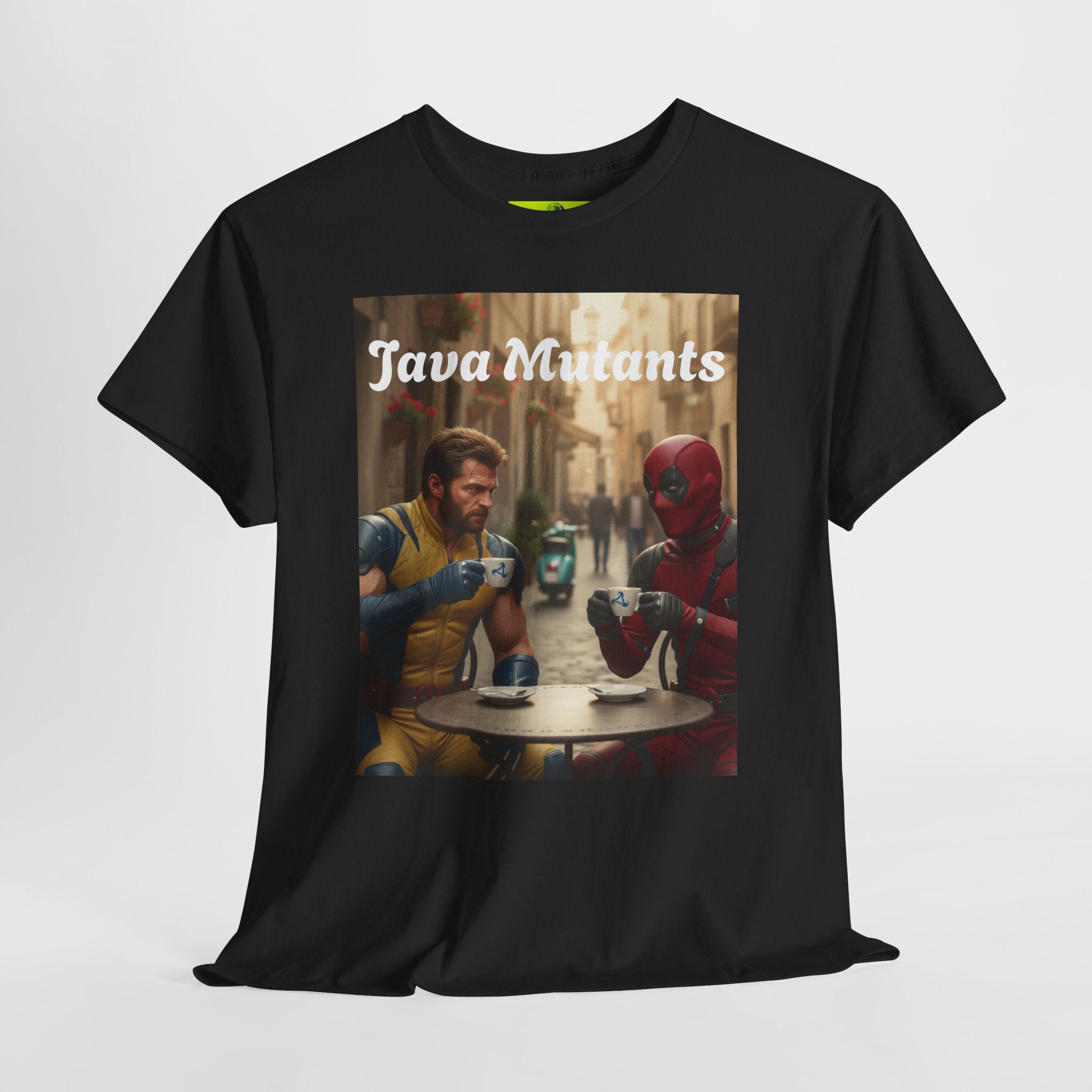 More Espresso Less Depresso Java Mutants Unisex Heavy Cotton Tee