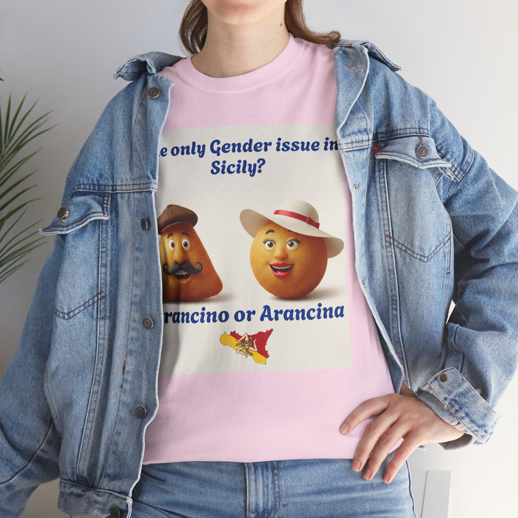 Scilian Gender Issue Unisex Heavy Cotton Tee