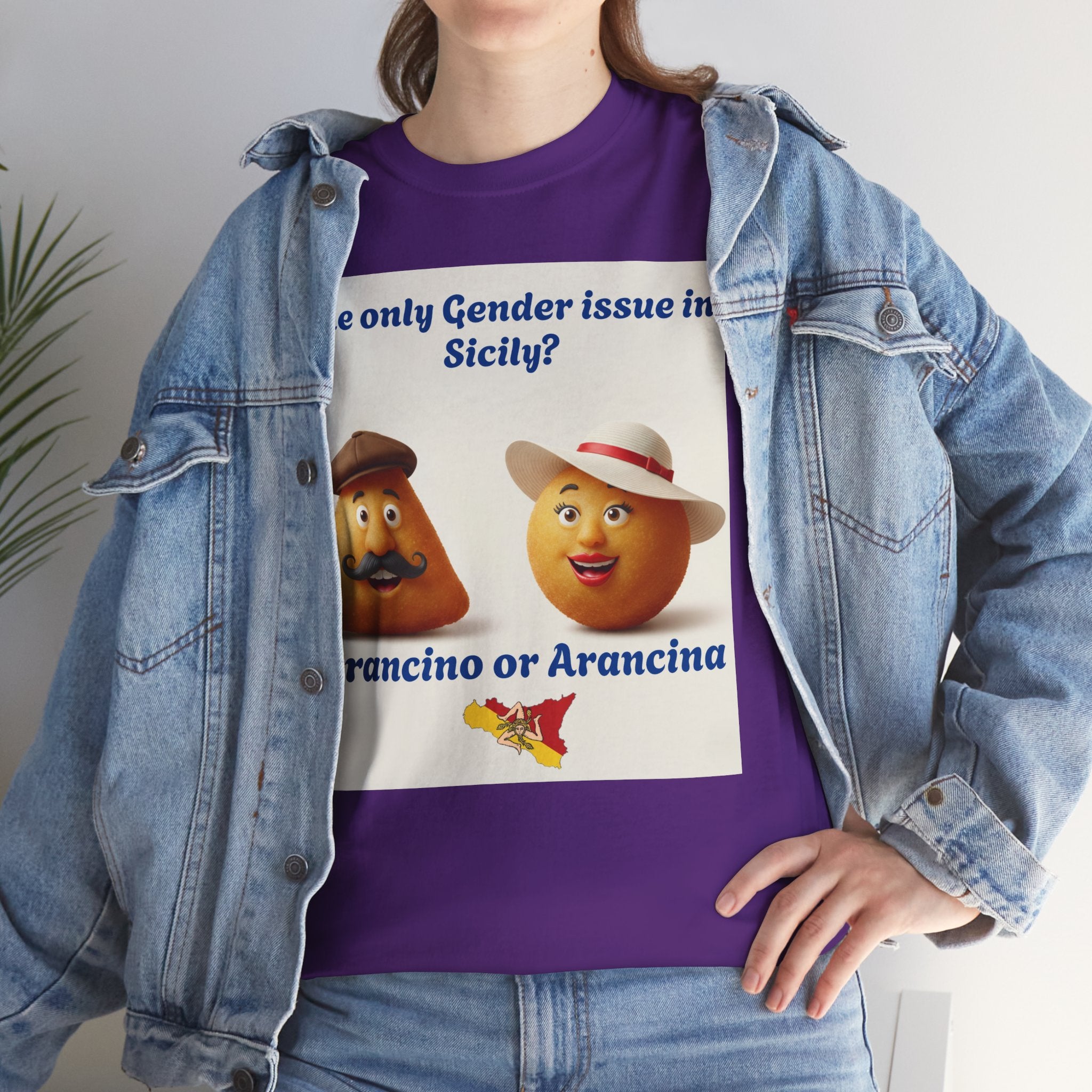Scilian Gender Issue Unisex Heavy Cotton Tee