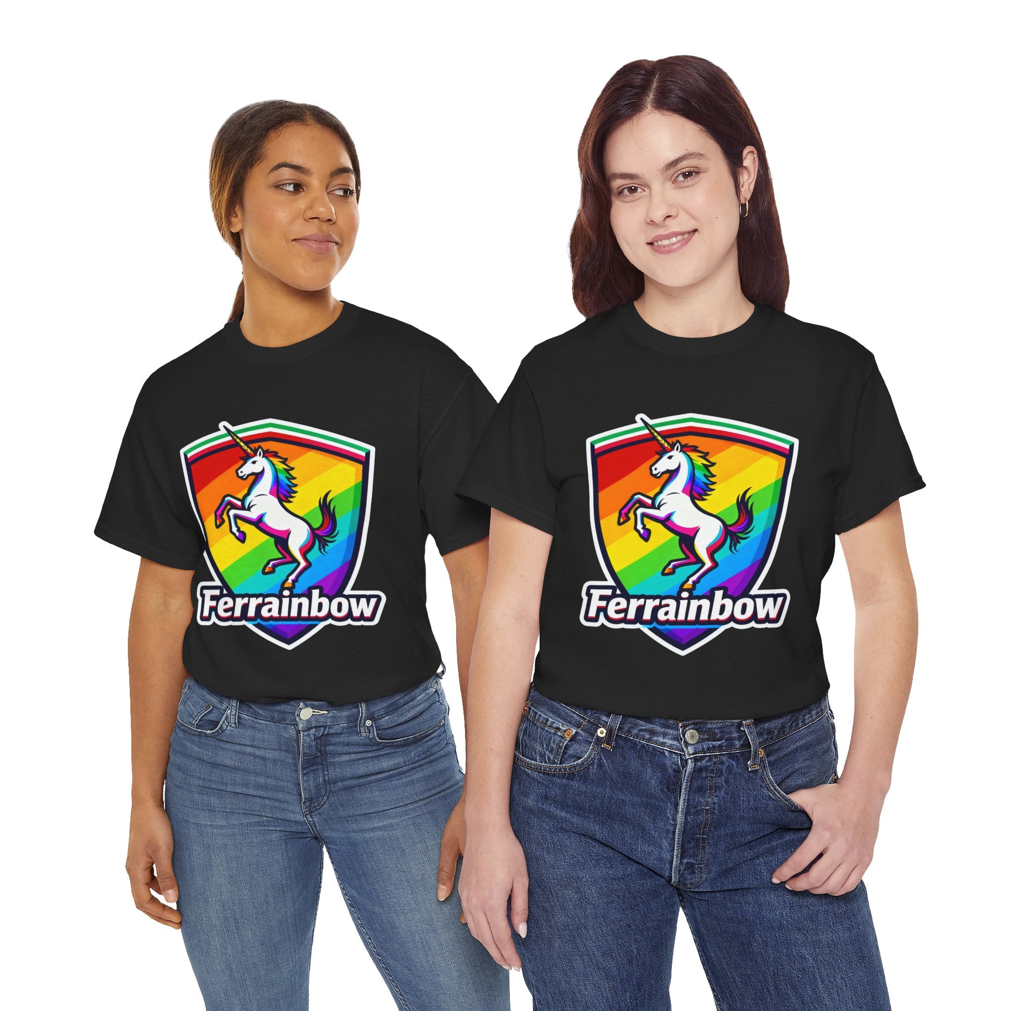 Brand Pazzo Ferrainbow Unisex Heavy Cotton Tee