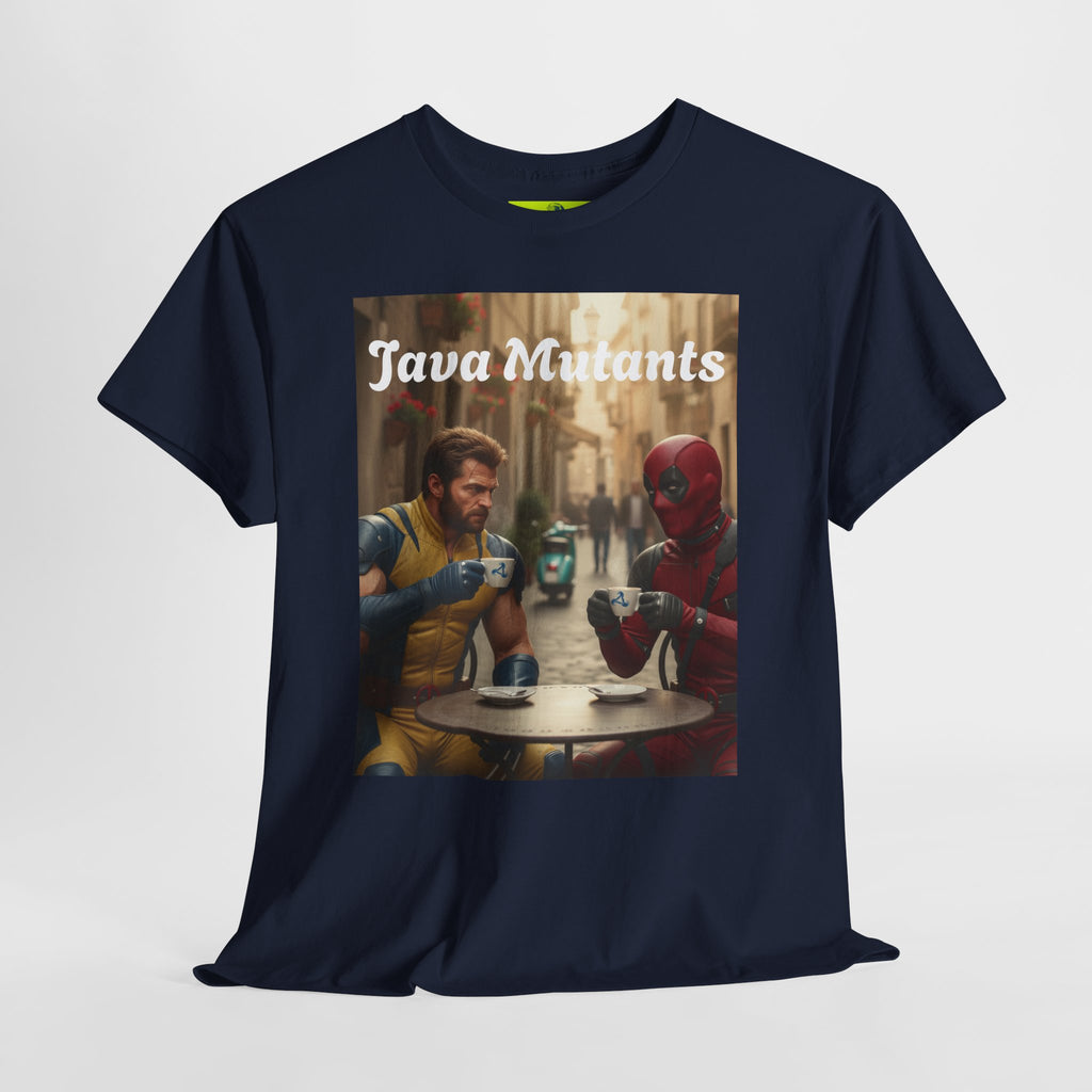 More Espresso Less Depresso Java Mutants Unisex Heavy Cotton Tee