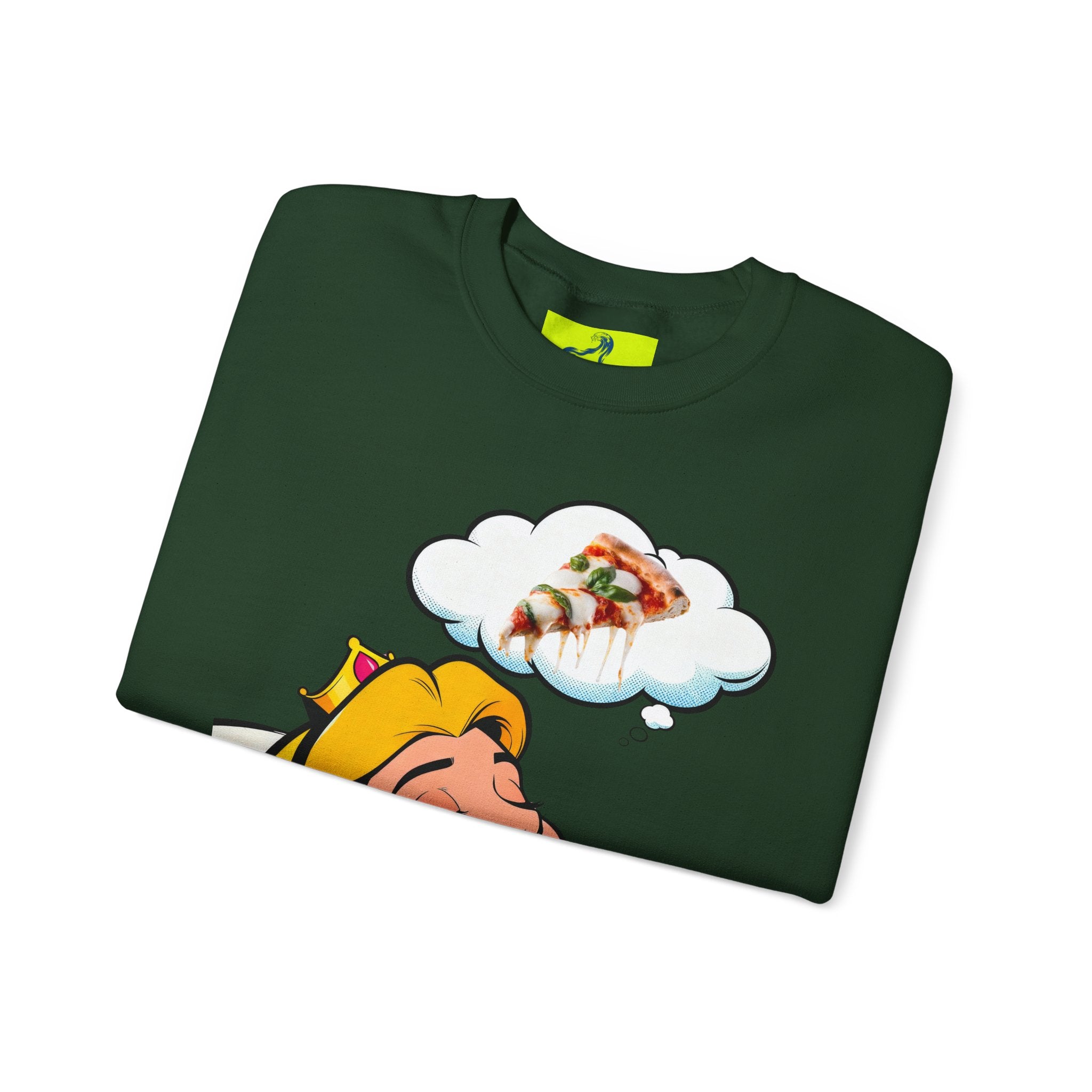 Pizza Dreamy Princess Crewneck – Cozy, Artsy & Whimsical