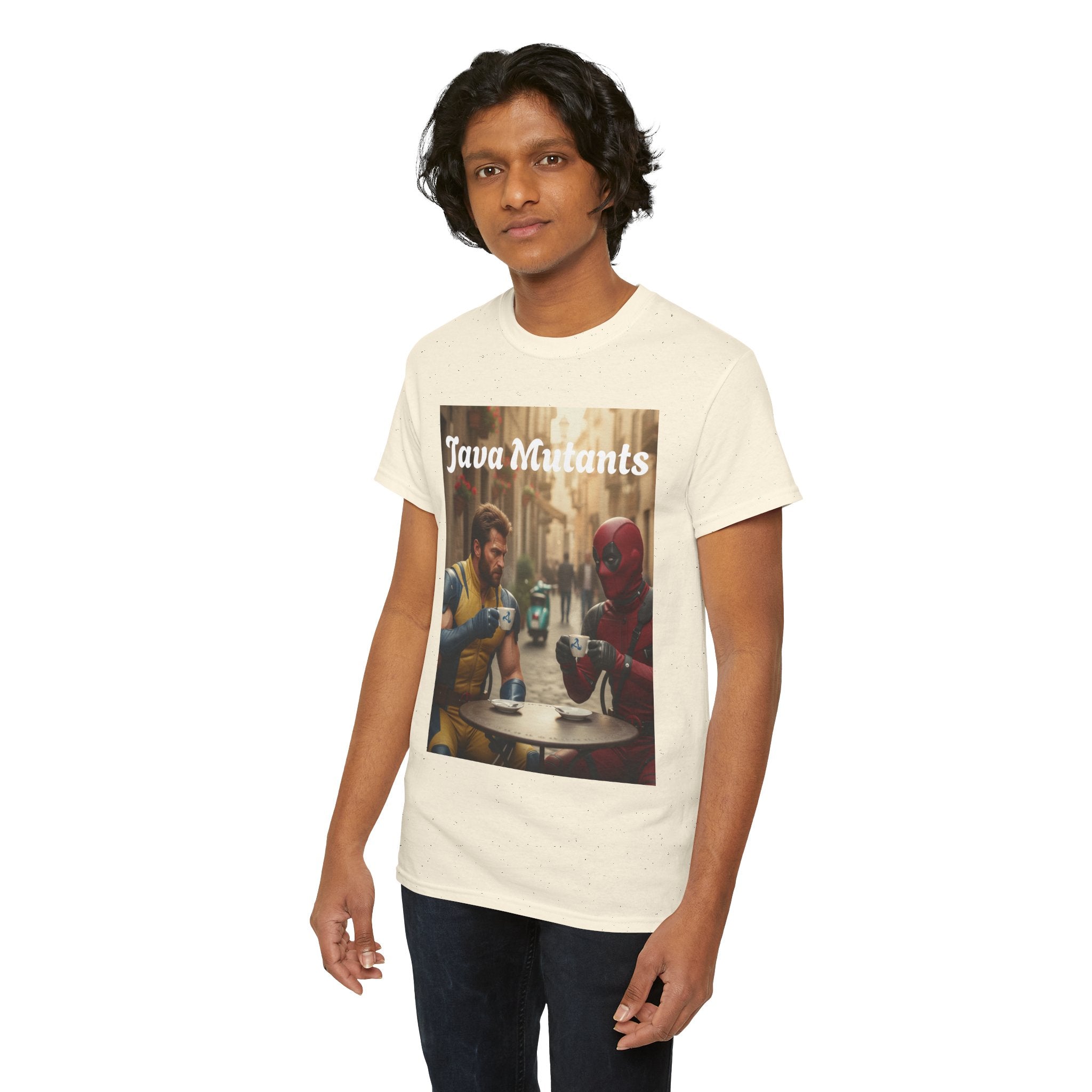 More Espresso Less Depresso Java Mutants Unisex Heavy Cotton Tee