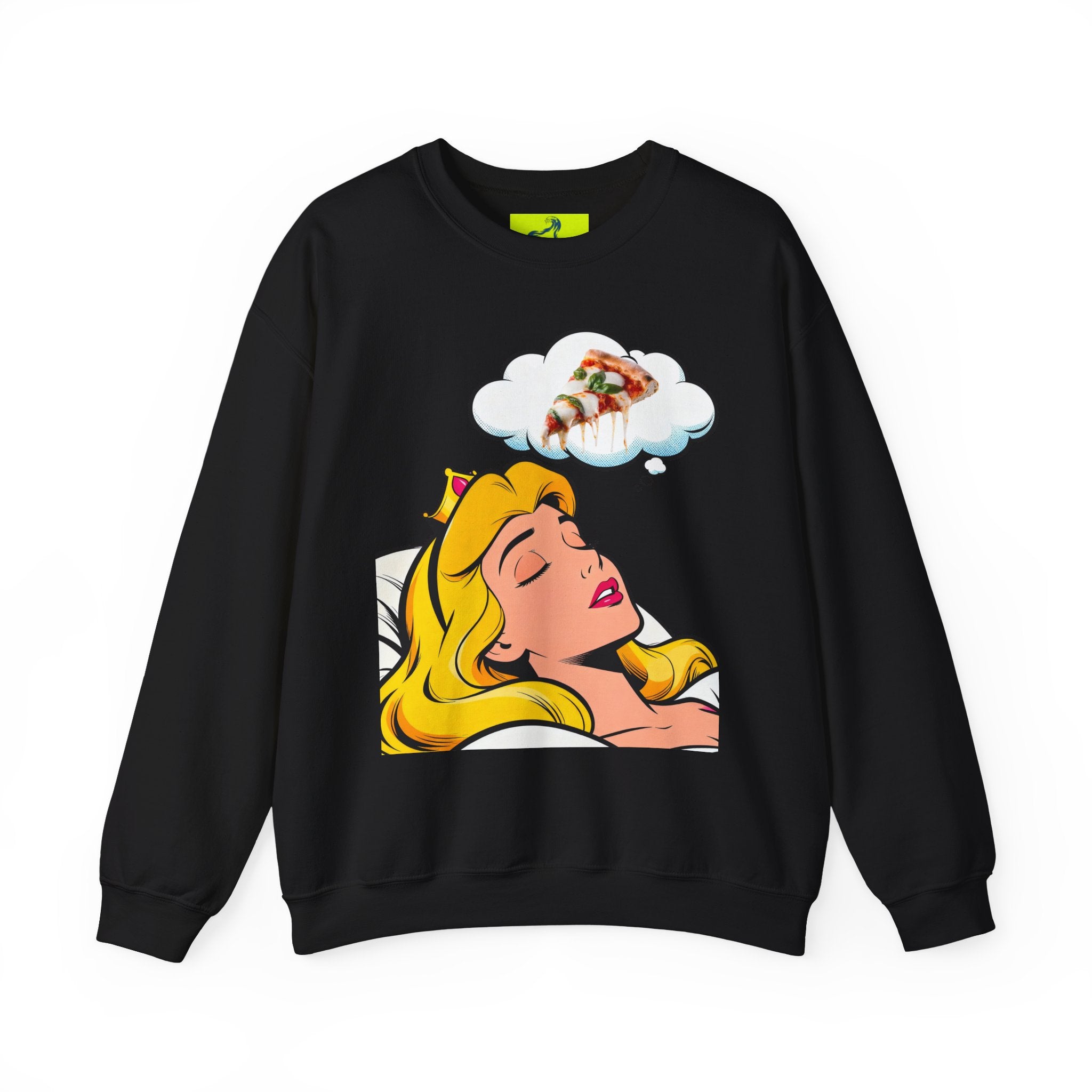 Pizza Dreamy Princess Crewneck – Cozy, Artsy & Whimsical