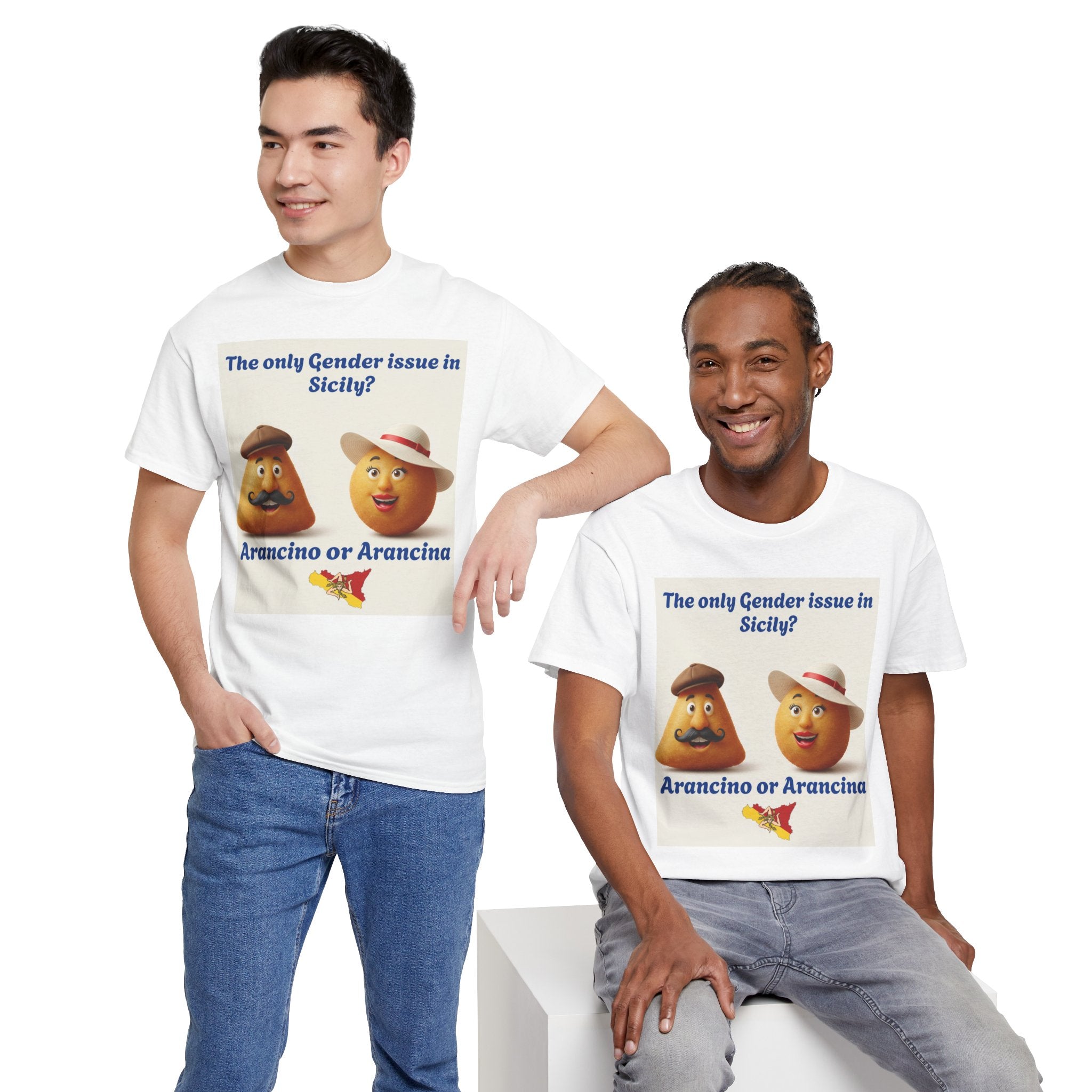 Scilian Gender Issue Unisex Heavy Cotton Tee