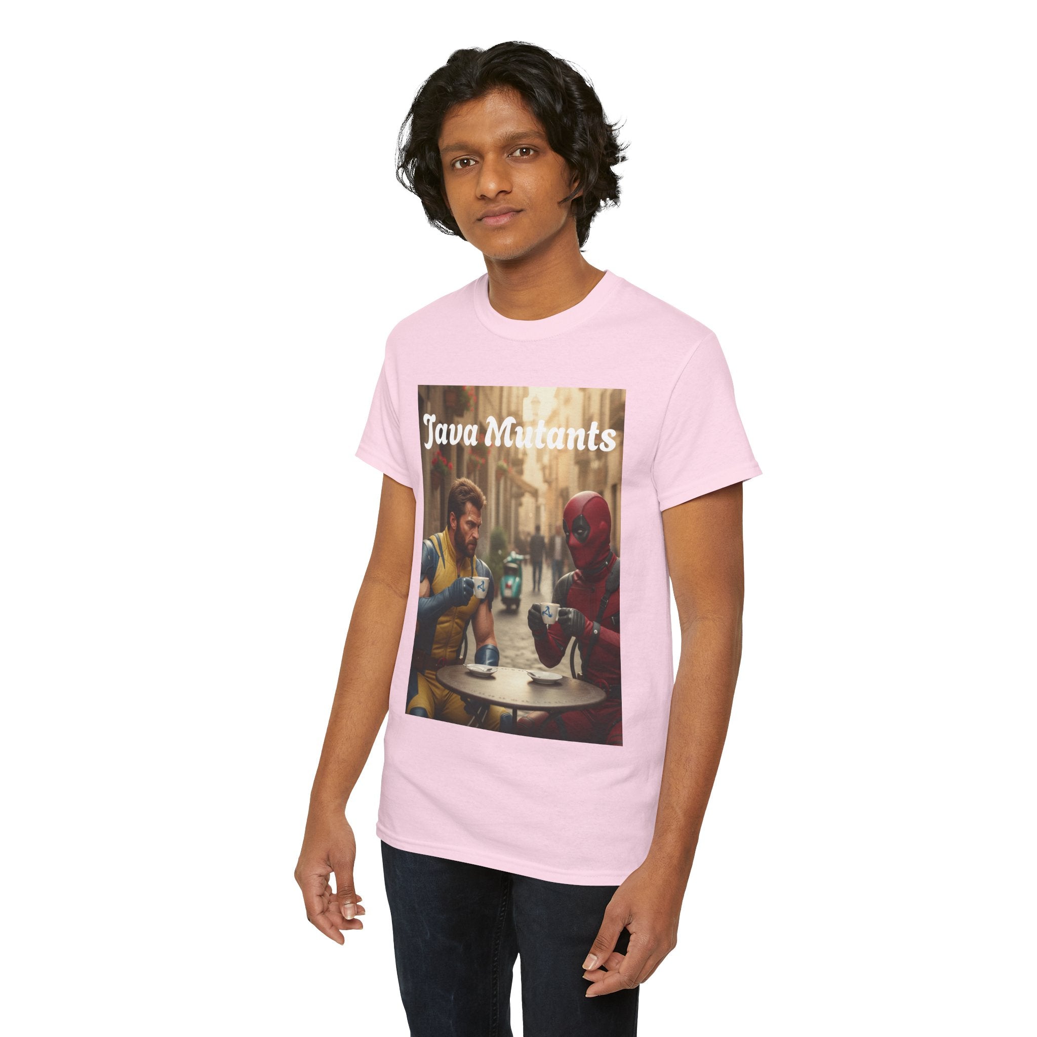 More Espresso Less Depresso Java Mutants Unisex Heavy Cotton Tee