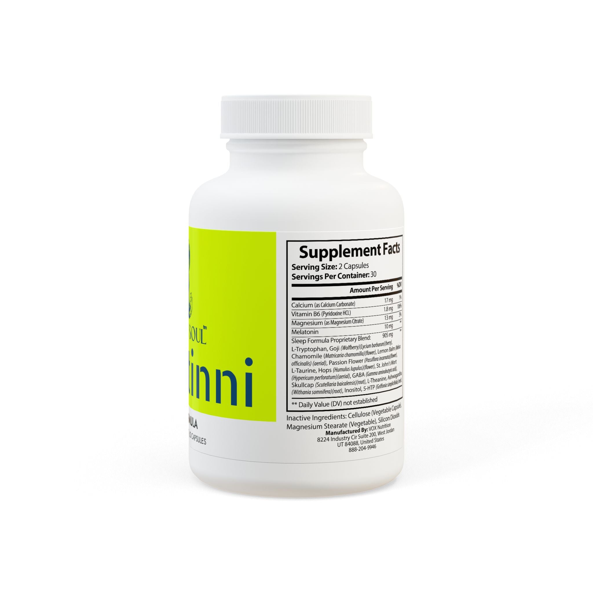 Sicilian Soul- Futtitinni  Sleep Supplement (60 Capsules)