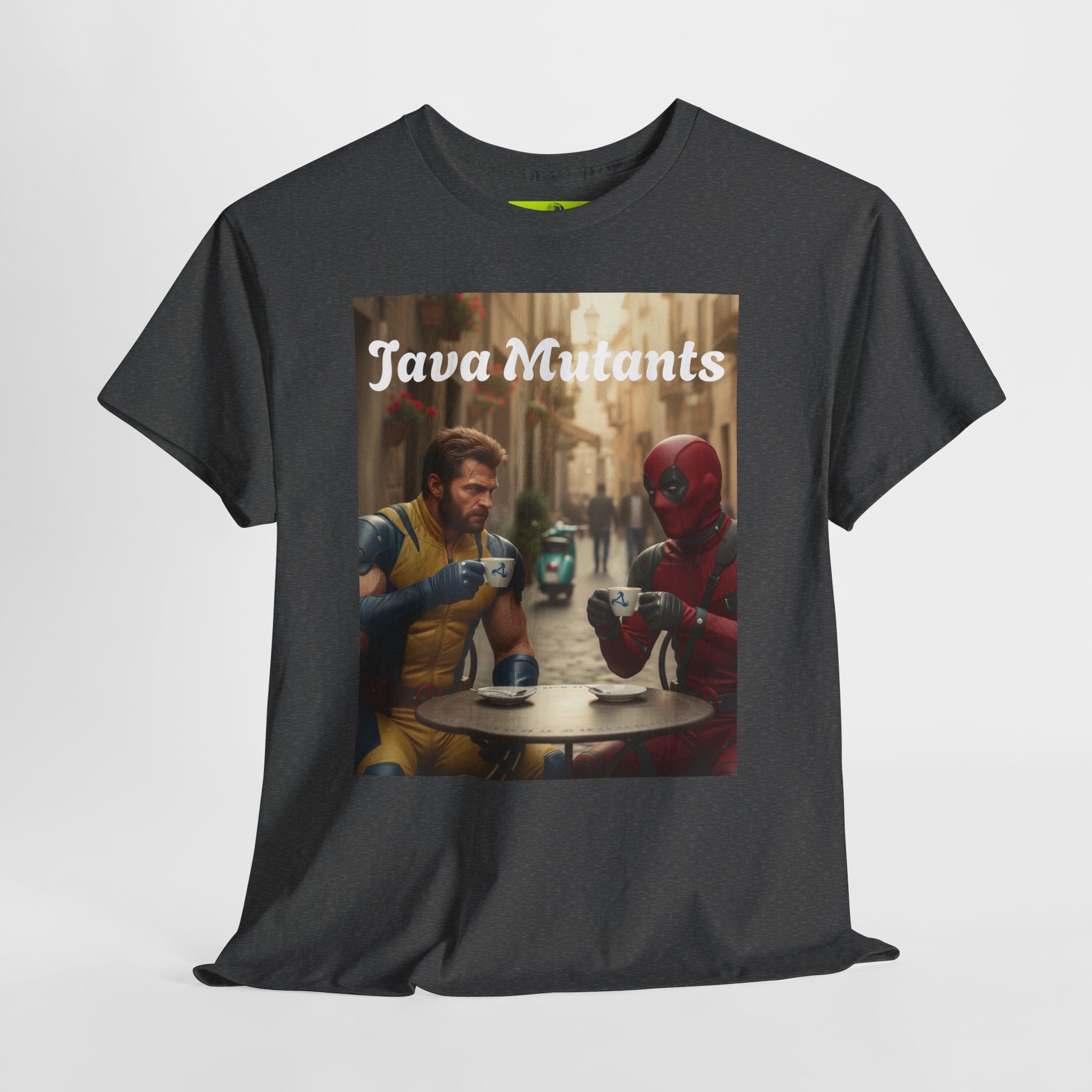 More Espresso Less Depresso Java Mutants Unisex Heavy Cotton Tee