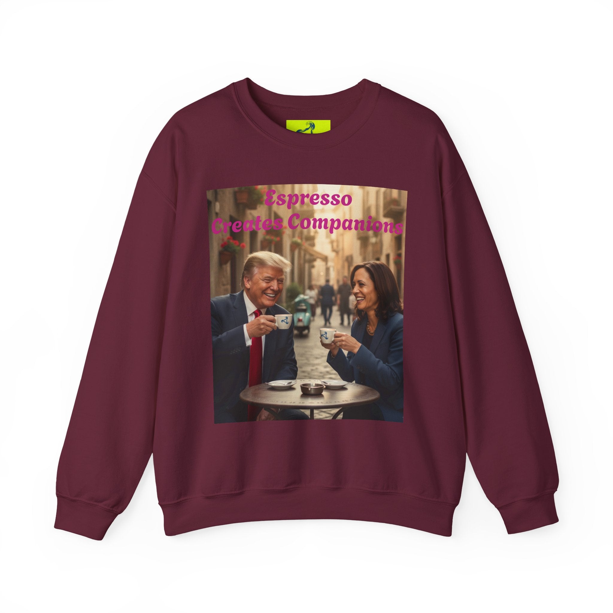 Peace and Love Espresso Lovers Friends Crewneck Sweatshirt - Unisex Heavy Blend™