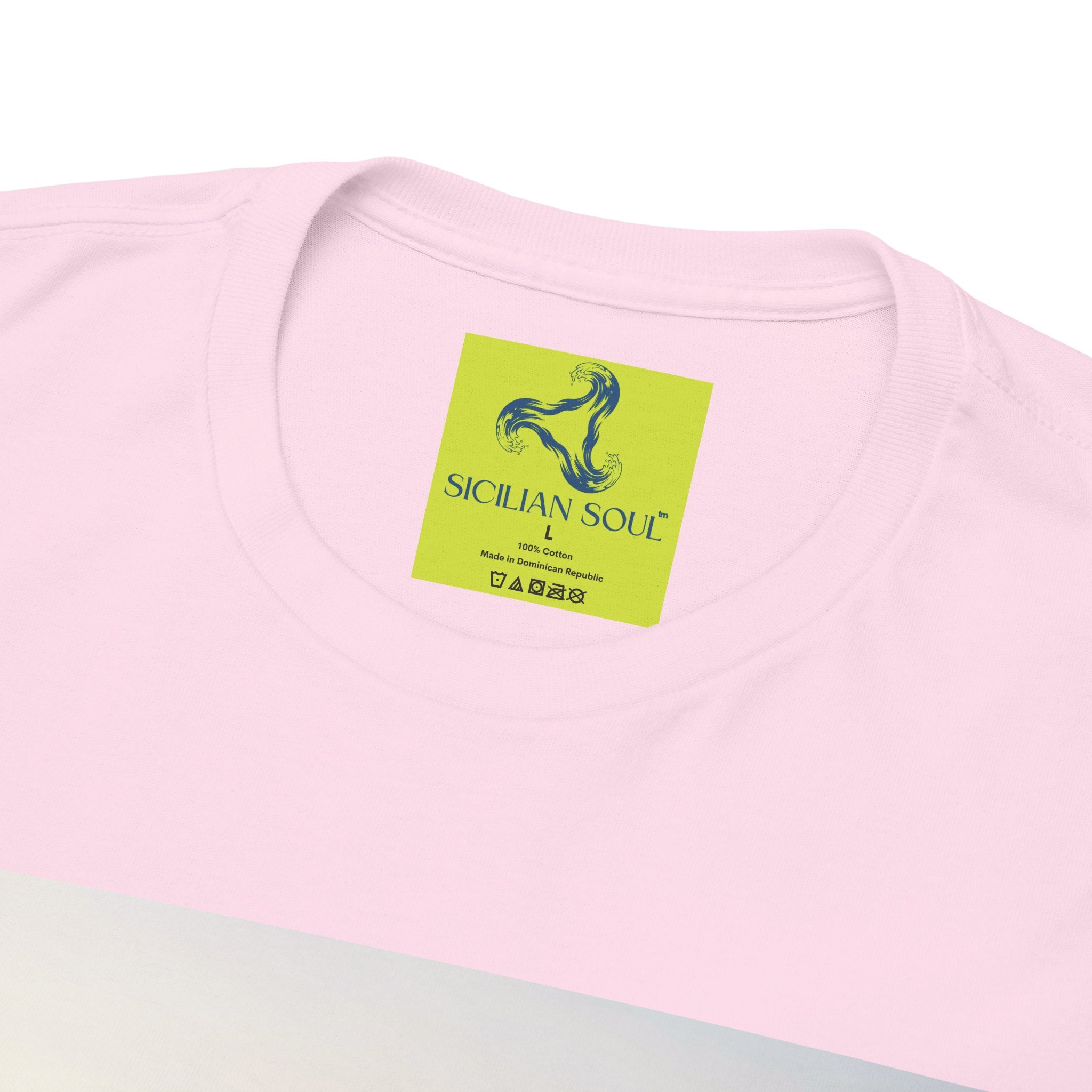 God Vacationed in Sicily Unisex Heavy Cotton Tee