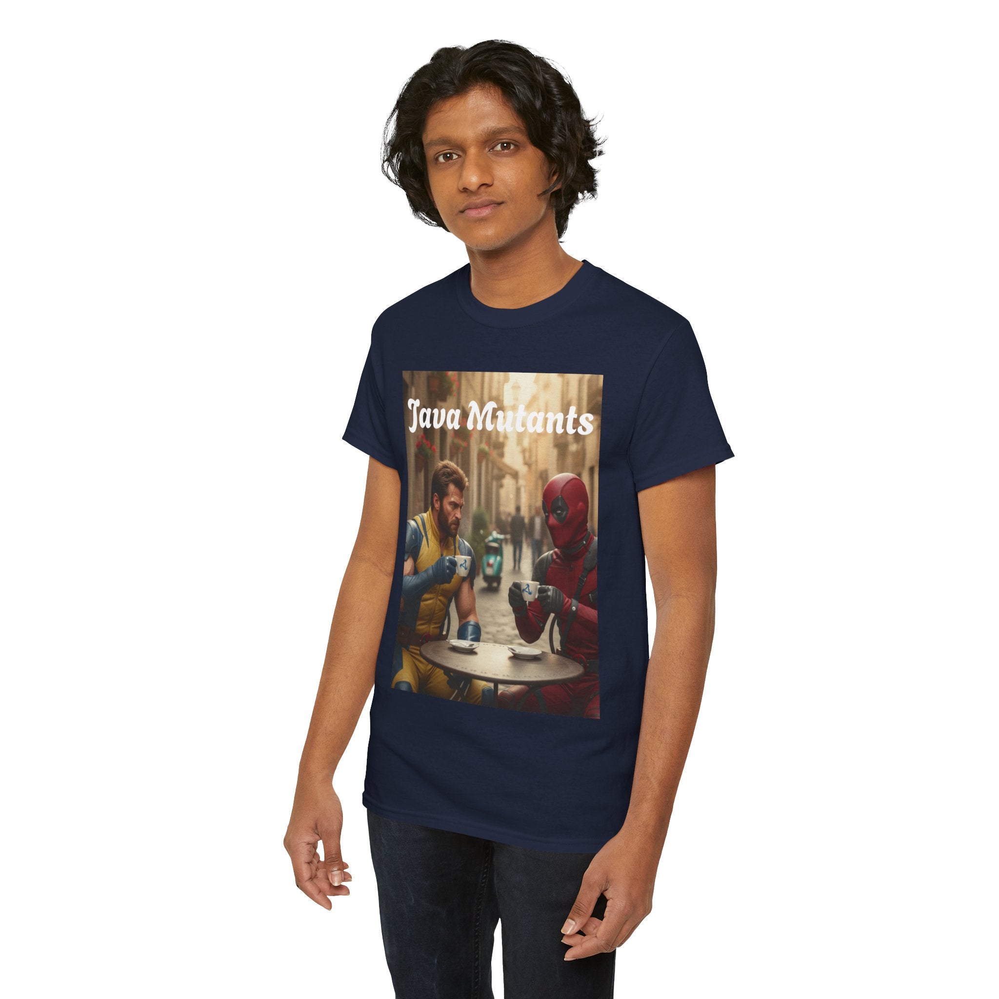 More Espresso Less Depresso Java Mutants Unisex Heavy Cotton Tee