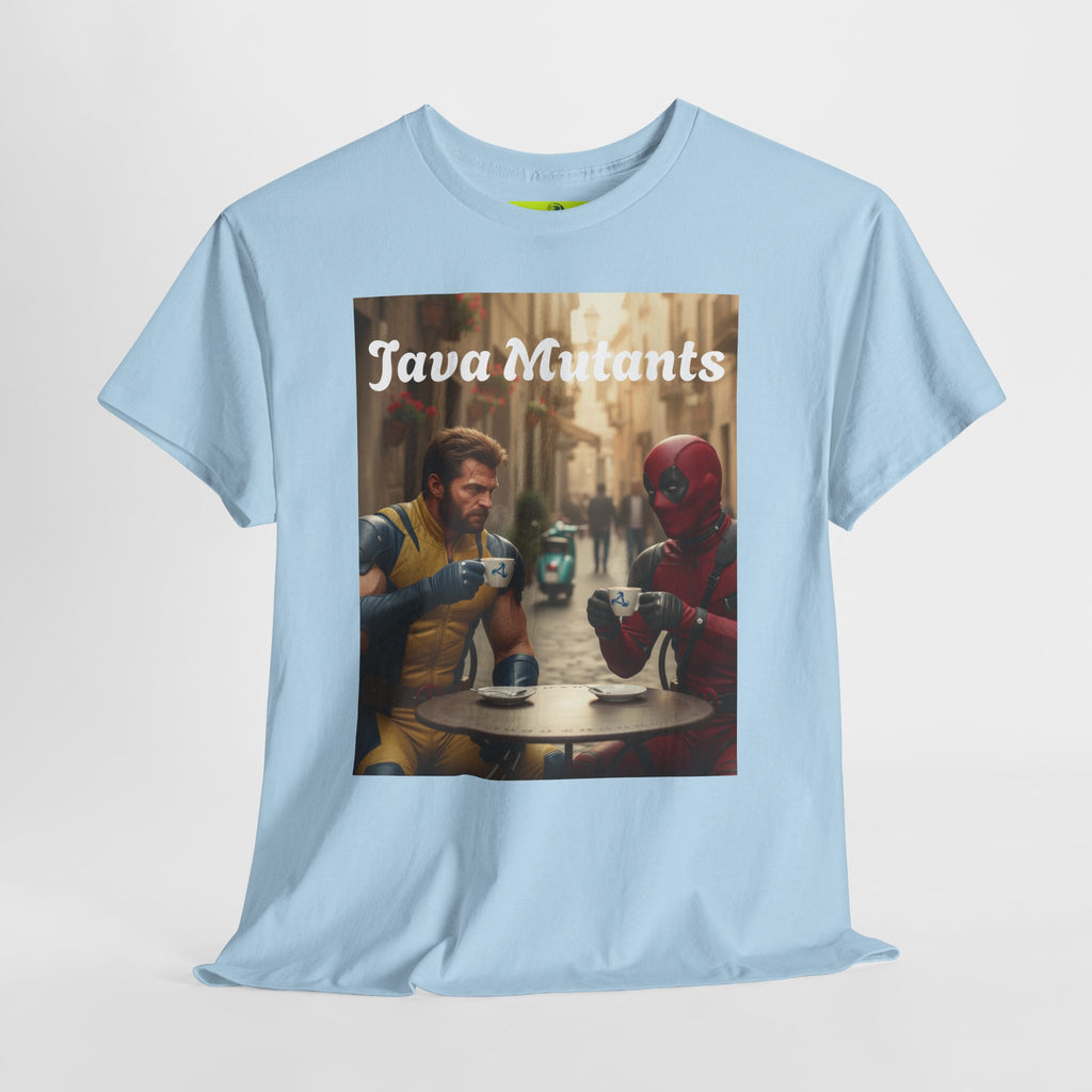 More Espresso Less Depresso Java Mutants Unisex Heavy Cotton Tee
