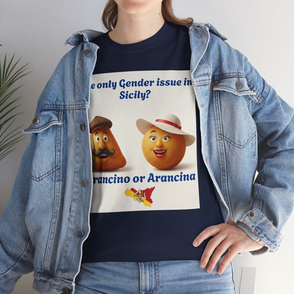 Scilian Gender Issue Unisex Heavy Cotton Tee