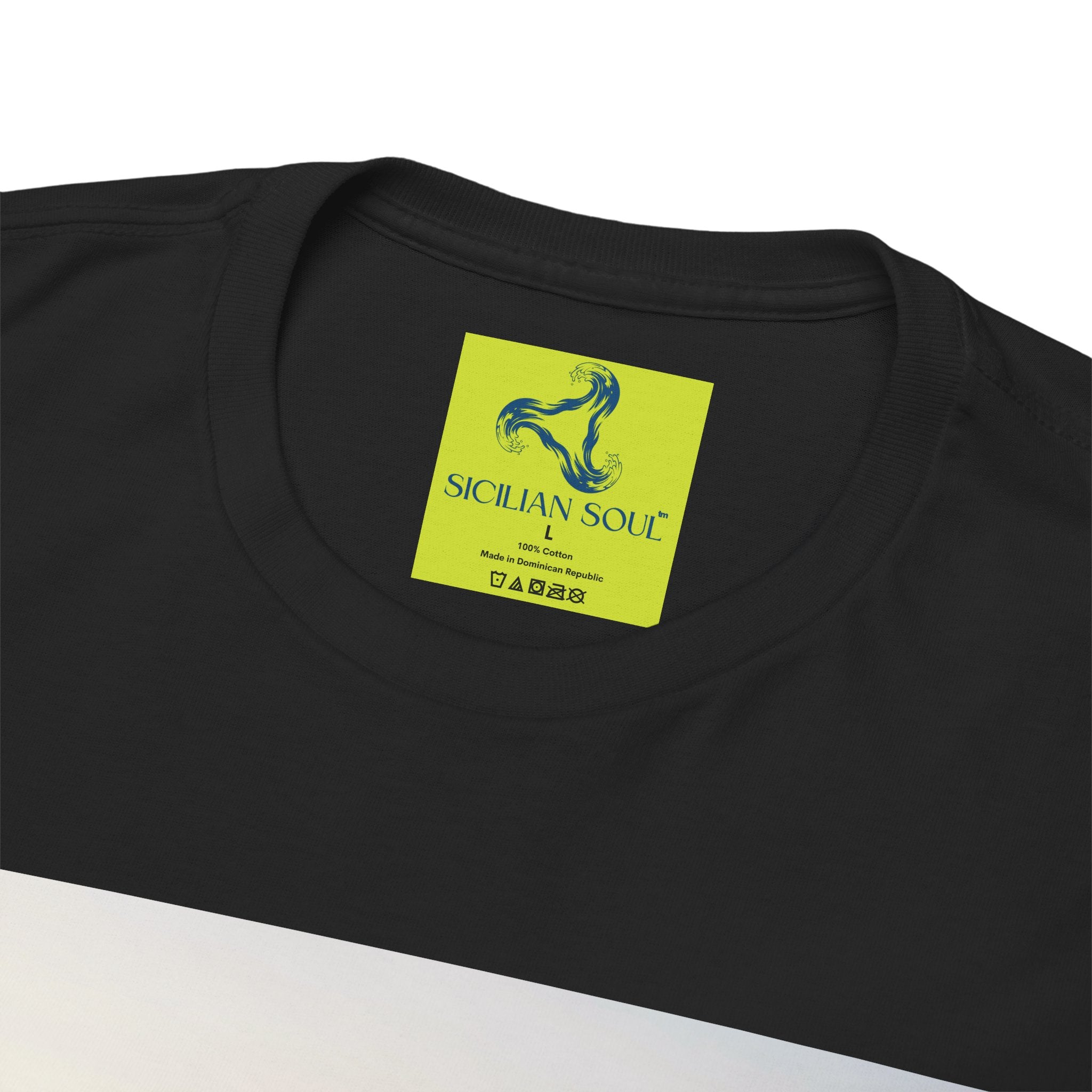 God Vacationed in Sicily Unisex Heavy Cotton Tee