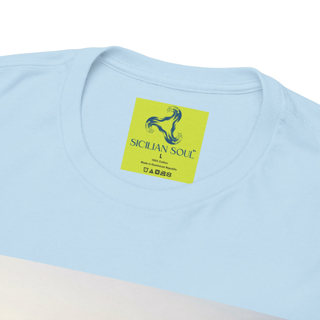 God Vacationed in Sicily Unisex Heavy Cotton Tee